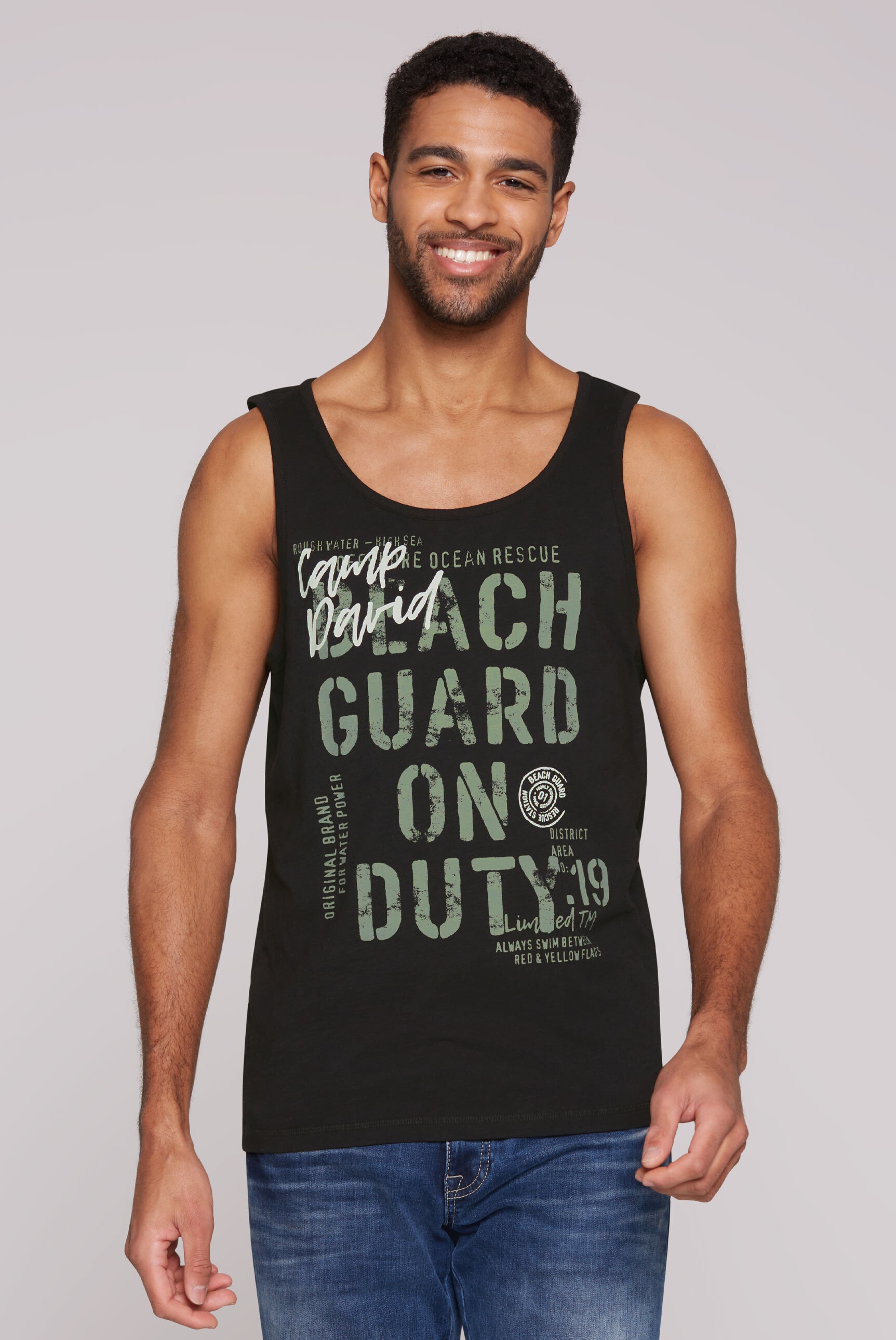 CAMP DAVID Tanktop, aus Baumwolle günstig online kaufen
