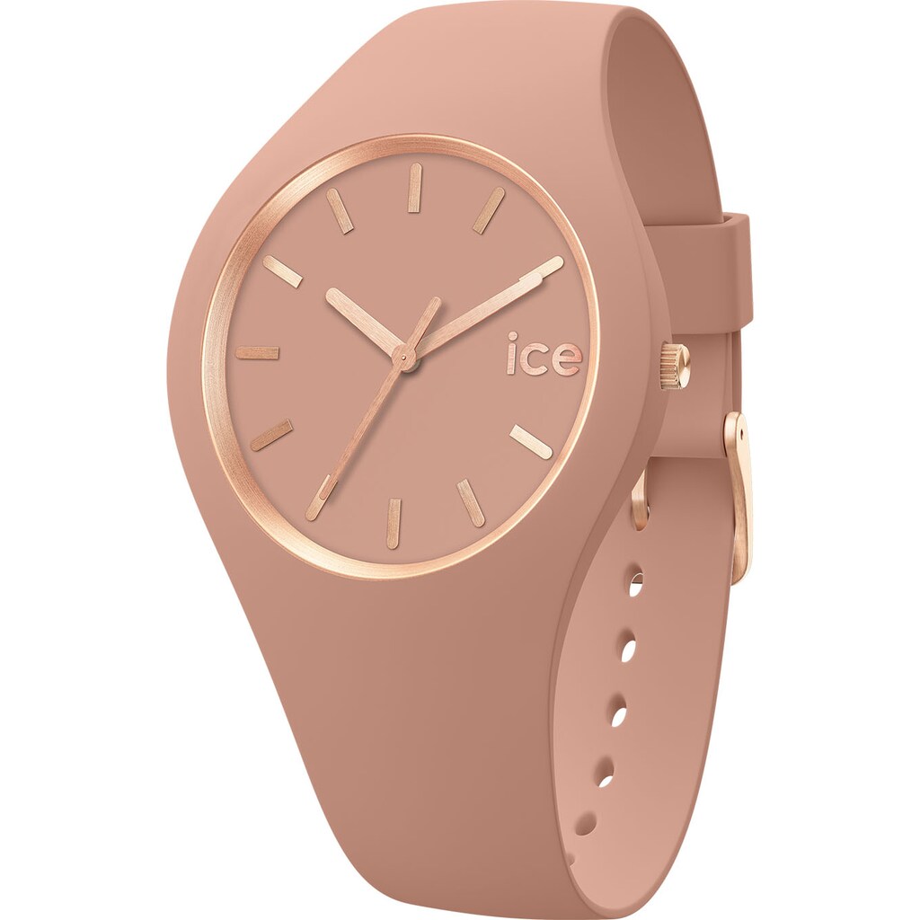 ice-watch Quarzuhr »ICE glam brushed - Clay - Medium - 3H, 19530«