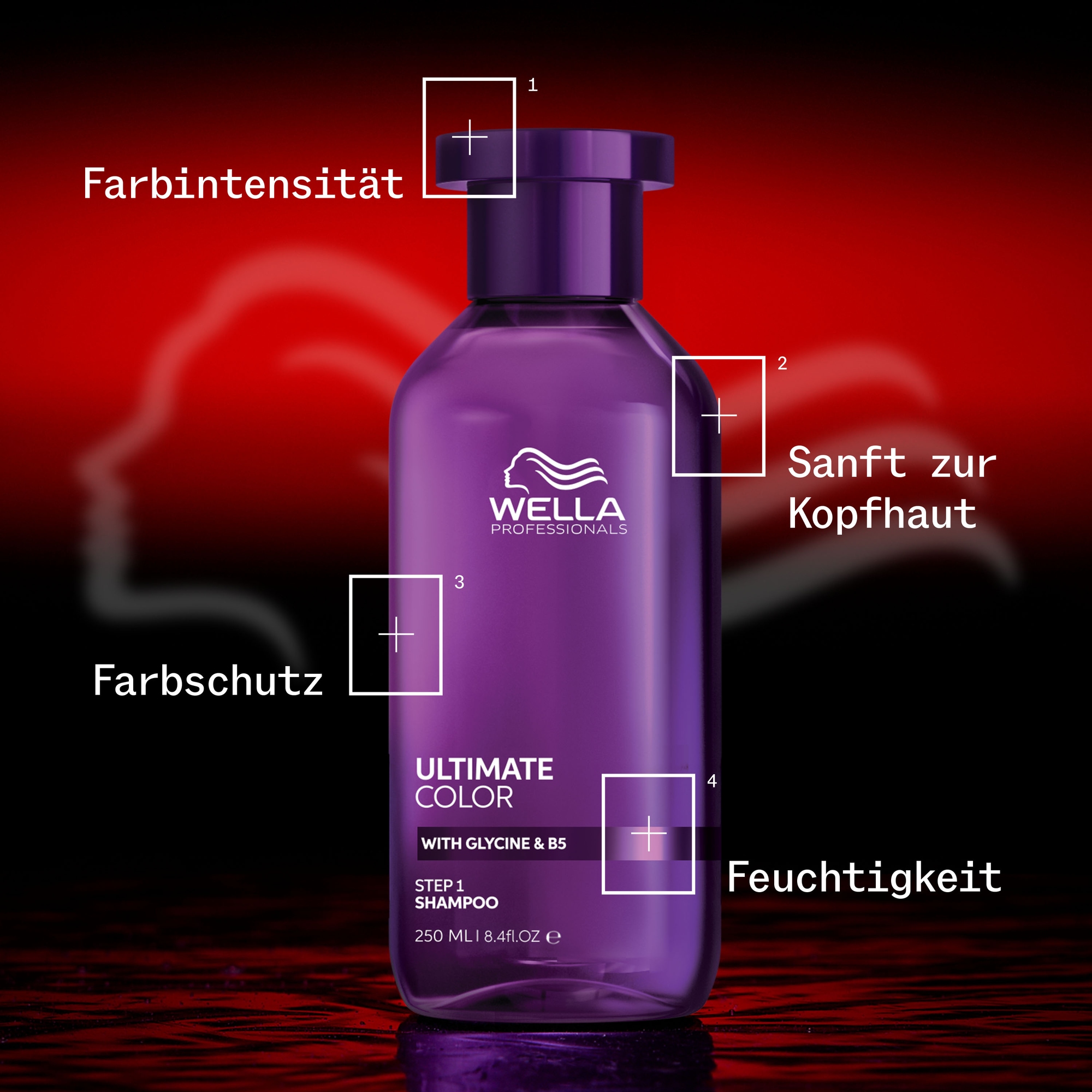 Thumbnail - Wella Professionals Haarshampoo ""Leo"" beidseitig tragbar, Animal-Muster, Reißverschluss, Taschen, Stehkragen
