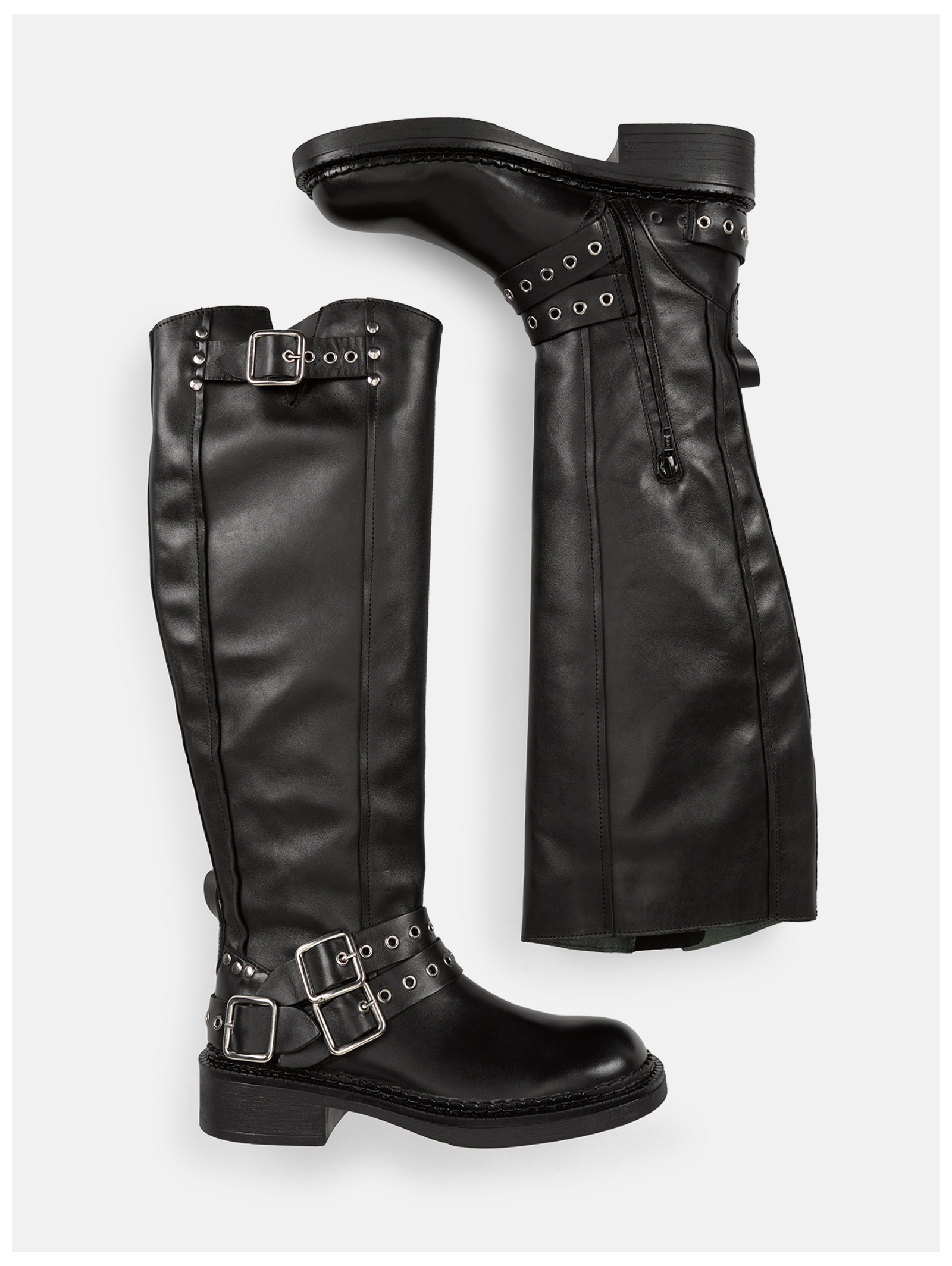 Felmini Overkneestiefel »Felmini Stiefel Leder«