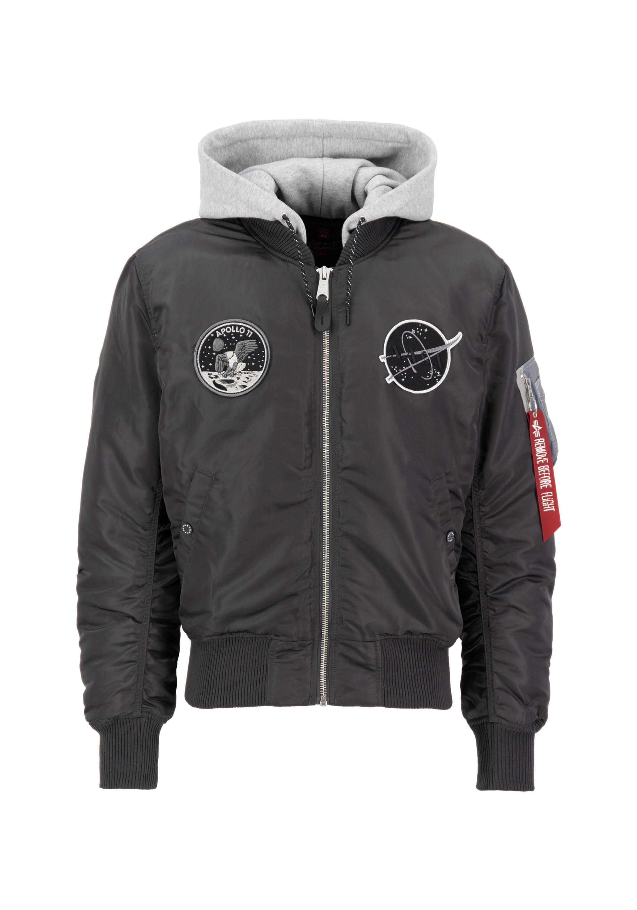 Alpha Industries Bomberjacke "Alpha Industries Men - Bomber Jackets MA-1 VF Hood Dark Side"