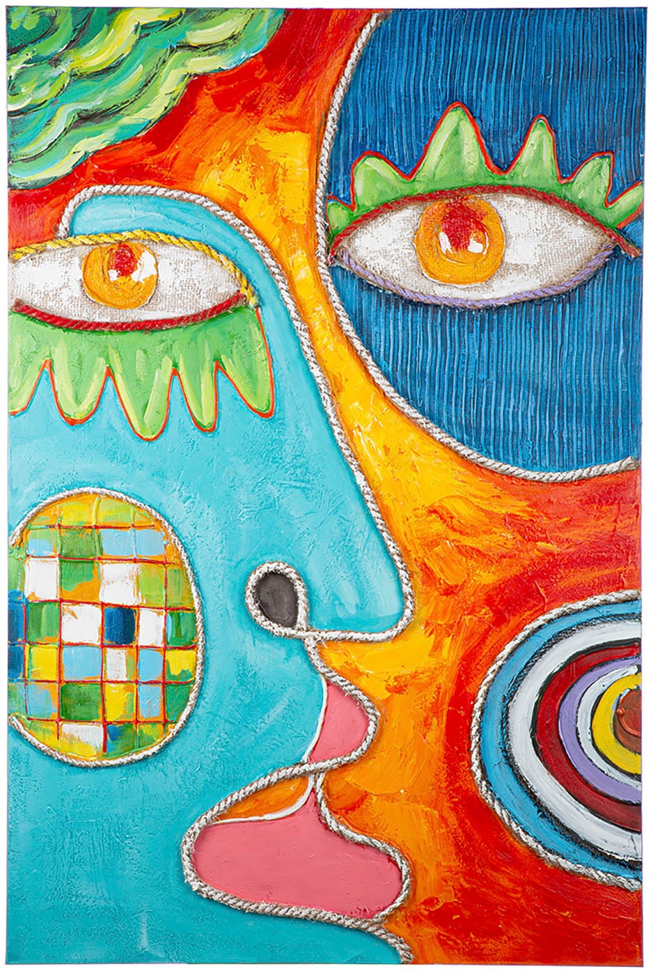 Casablanca by Gilde Leinwandbild "Visage rechteckig", (1 St.) günstig online kaufen