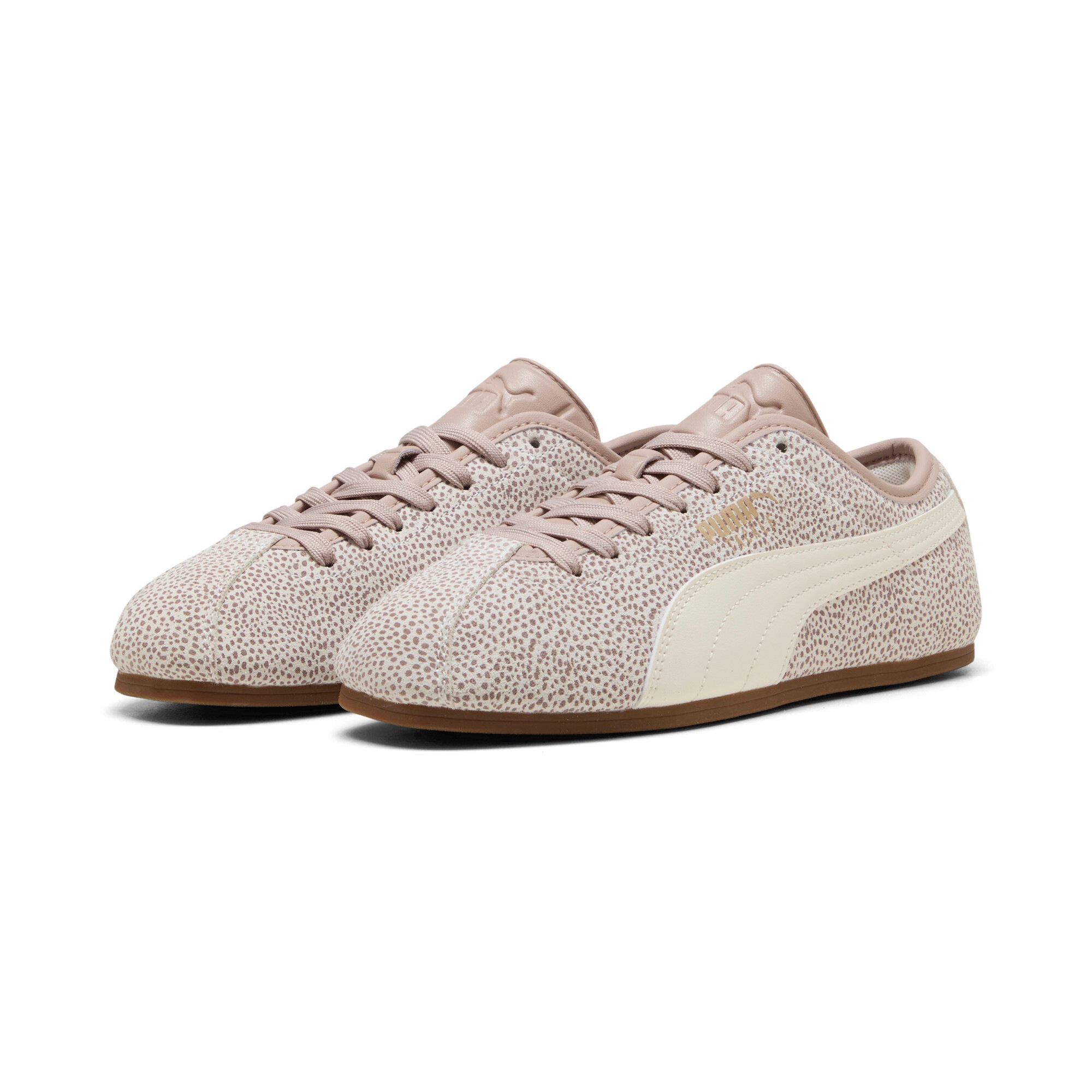 PUMA Damen Sneaker "TACKLE TOPCAT", Gr. 36rose latte, frosted ivory, gum, Leder, mehrfarbig, Schuhe, für vielseitige Aktivitäten, mit