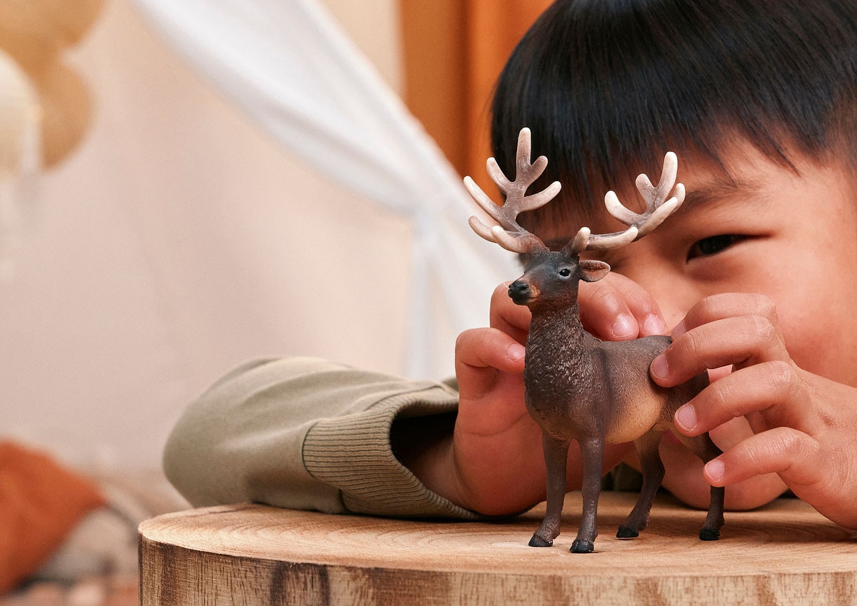 Schleich® Spielfigur »WILD LIFE, Amerikanischer Rothirsch (14992)«