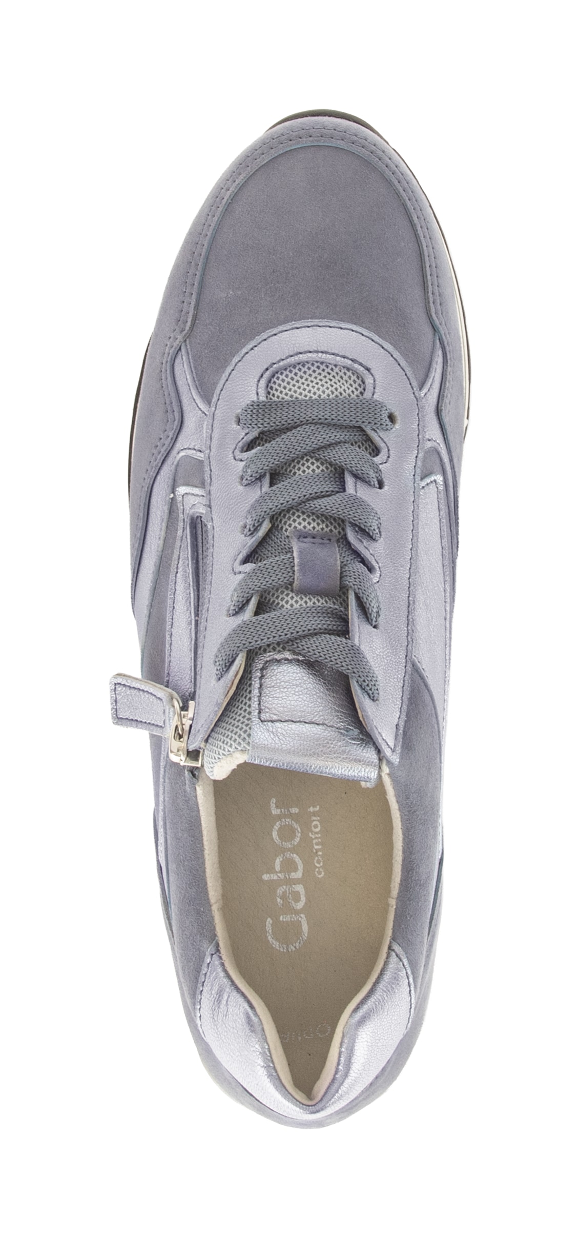 Gabor Plateausneaker »TURIN«  Freizeitschuh, Halbschuh, Schnürschuh, Außenreißverschluss, G-Weite