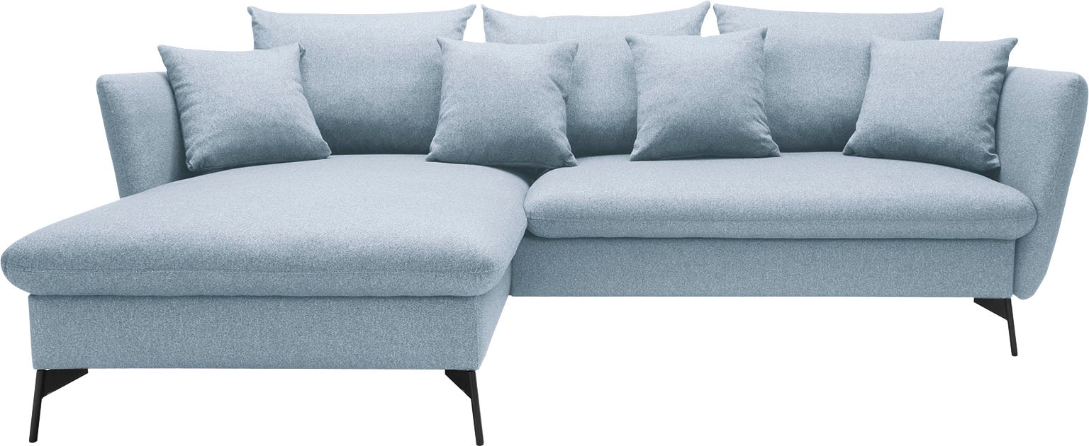 andas Ecksofa "LIVORNO,258 cm, L-Form," Schlaffunktion u. Bettkasten (139/2 günstig online kaufen