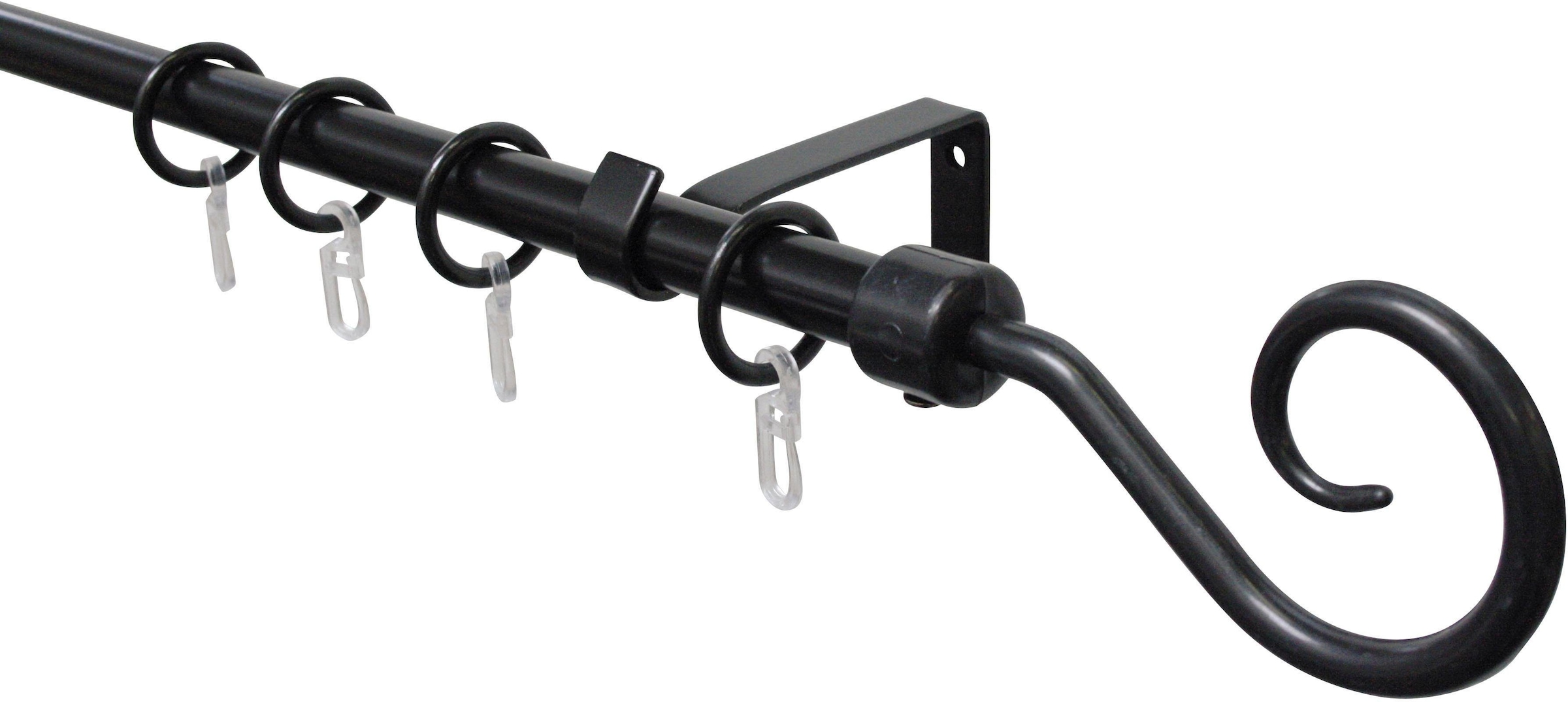 GARDINIA Gardinenstange "Set Metall" 1 läufig-läufig ausziehbar 1-Lauf günstig online kaufen