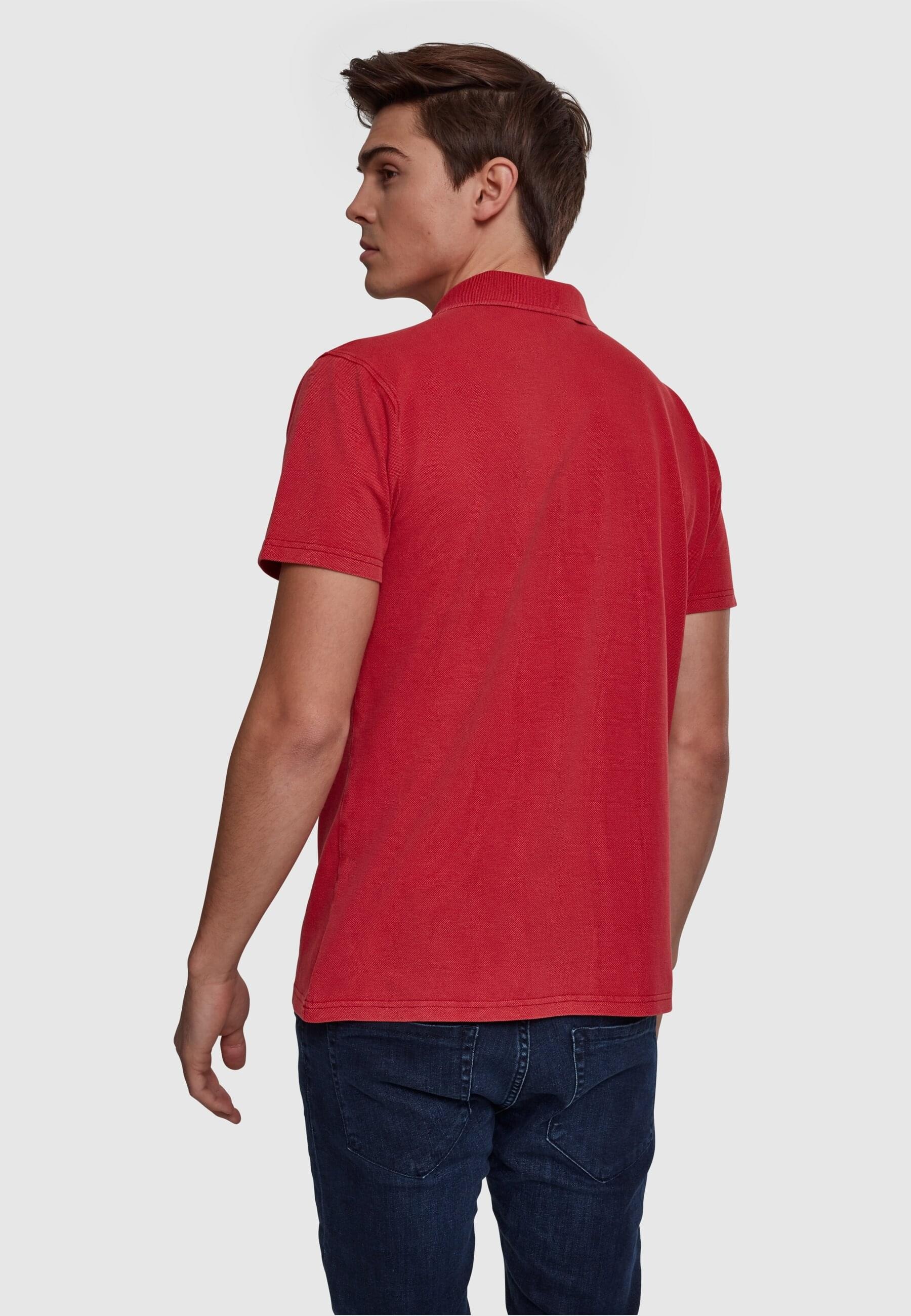 URBAN CLASSICS T-Shirt »Urban Classics Herren Garment Dye Pique Poloshirt«, (1 tlg.)