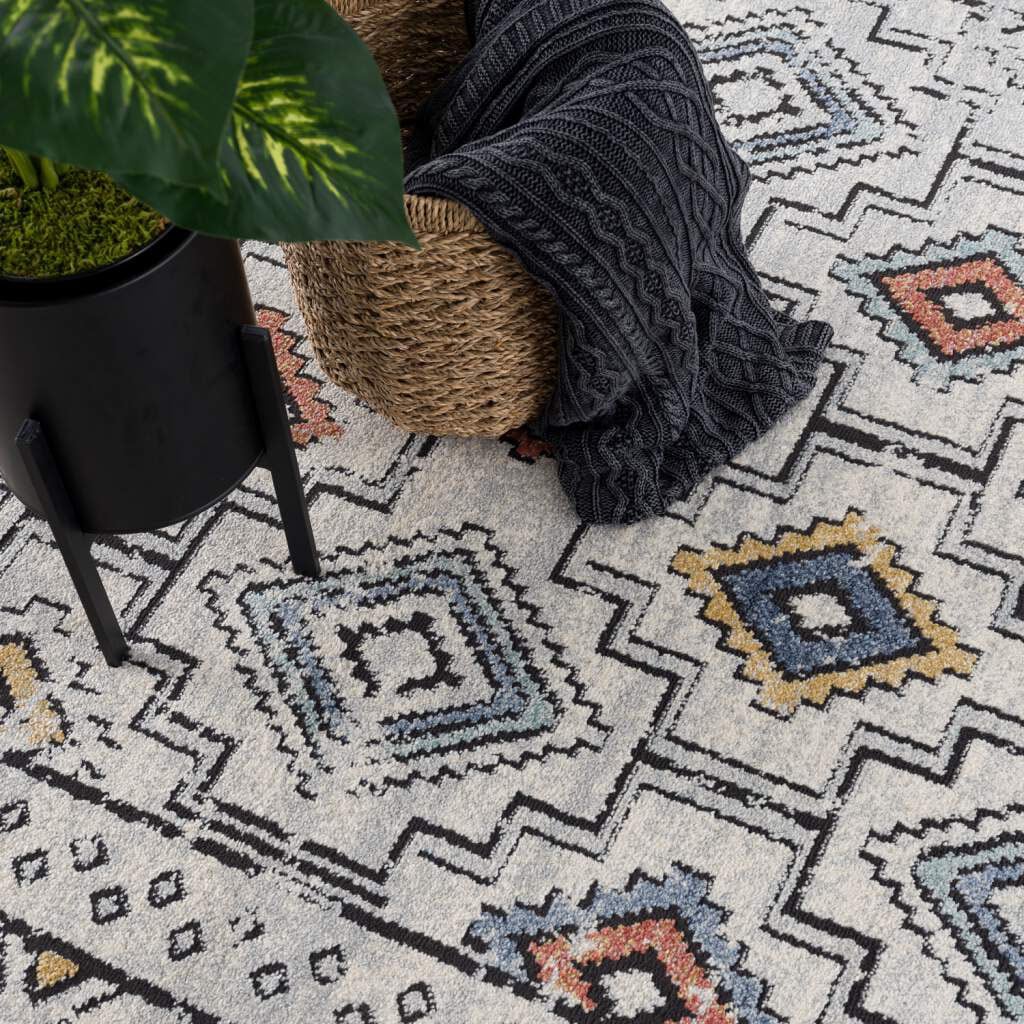 Carpet City Läufer »Mista 2565«, rechteckig, 9 mm Höhe, Kurzflor, Boho-Optik, Multicolor, Weich, ideal für Flur & Diele