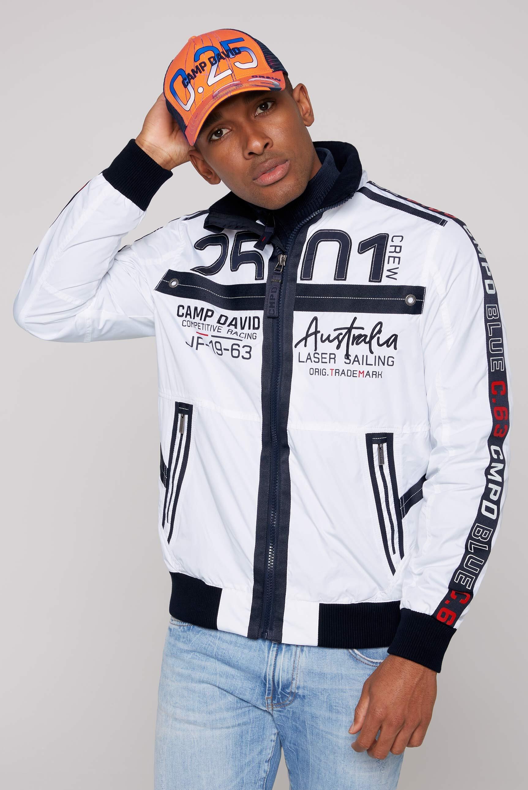 CAMP DAVID Blouson, ohne Kapuze, mit Windfangleiste