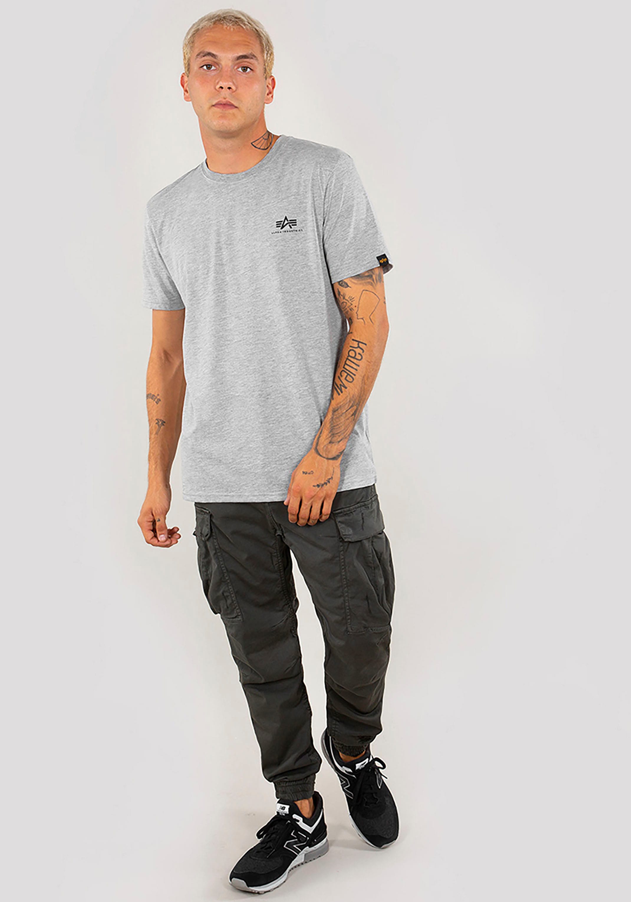 Alpha Industries Rundhalsshirt »BASIC T SMALL LOGO«