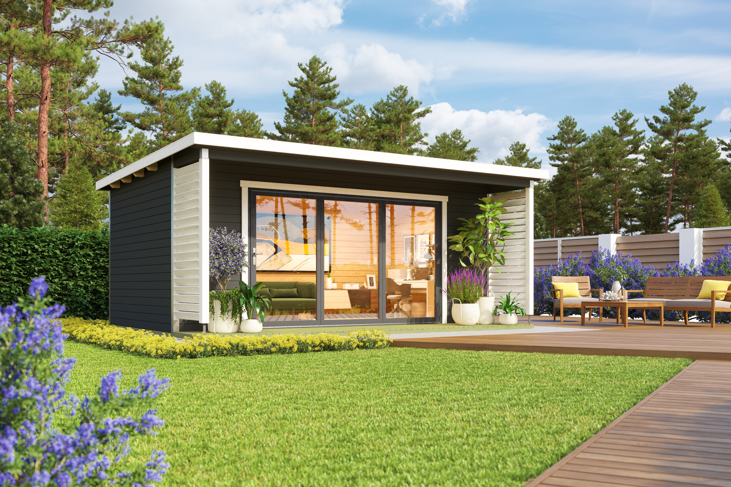 Nordic Holz Gartenhaus "LIVERPOOL 3" günstig online kaufen
