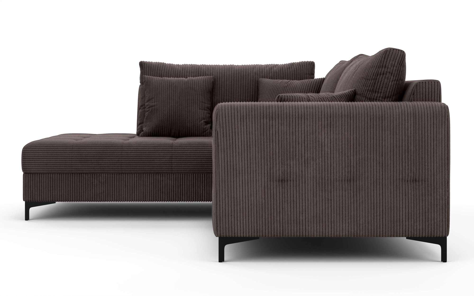 OTTO home Ecksofa »LEEVKE Design-Sofa mit Ottomane rechts/links bestellbar, Breite 232 cm« in vielen modernen Farben erhältlich, belastbar bis 480 kg