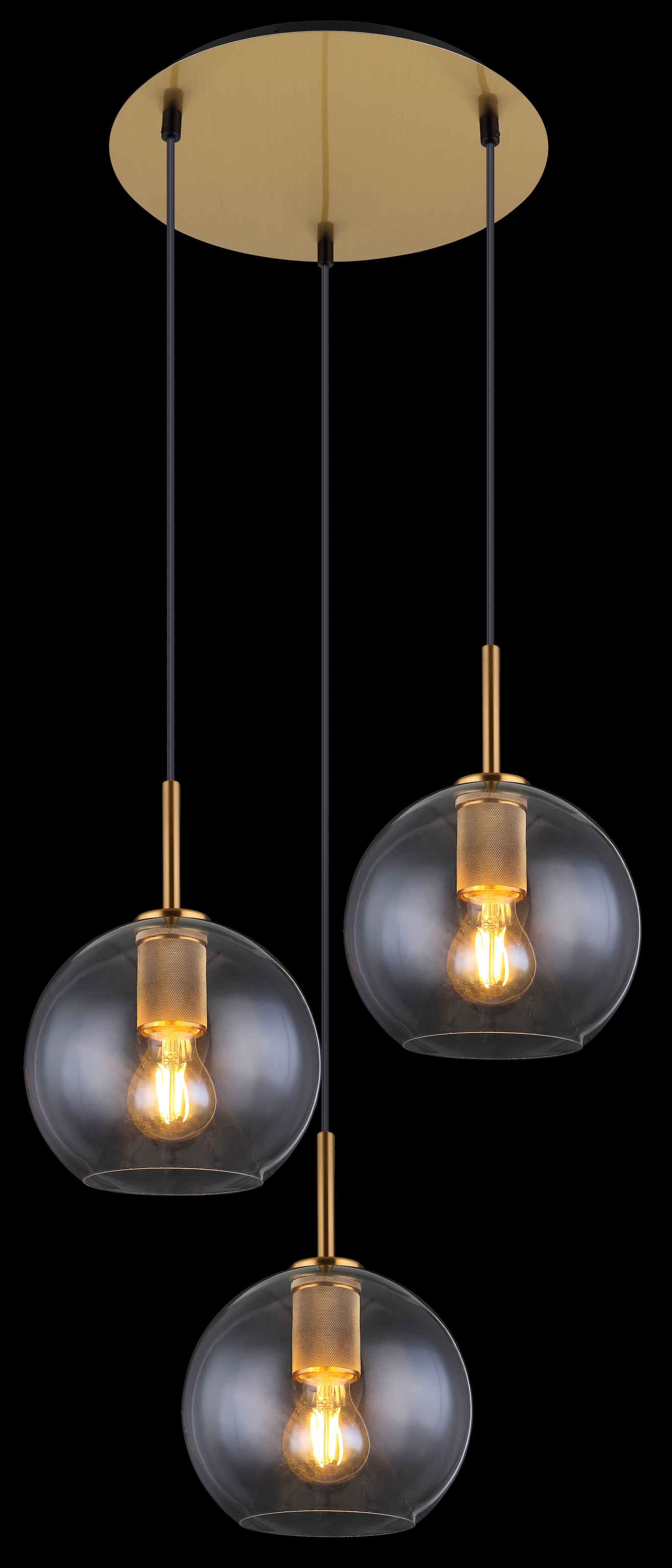 GLOBO LIGHTING Hängeleuchte »ADARA« E27 1 Stk. Hängeleuchte für Esszimmer Messing modern