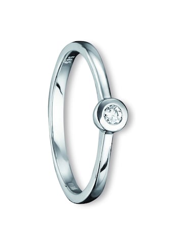 ONE ELEMENT Diamantring »0,07 ct Diamant Brillant Ring aus 585 Weißgold«, Damen Gold... kaufen