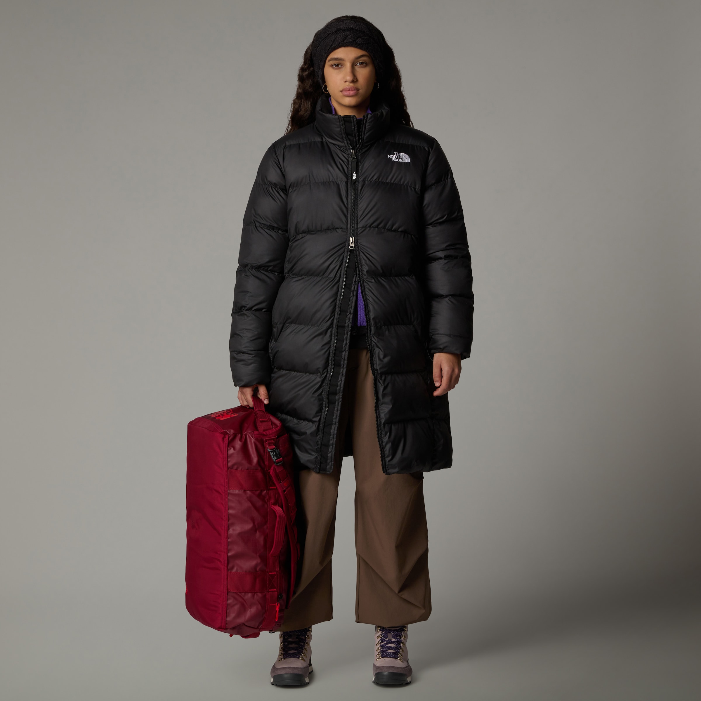The North Face Steppmantel »W SAIKURU PARKA«, (1 tlg.), Retro-Stil, isolierend, wetterfest