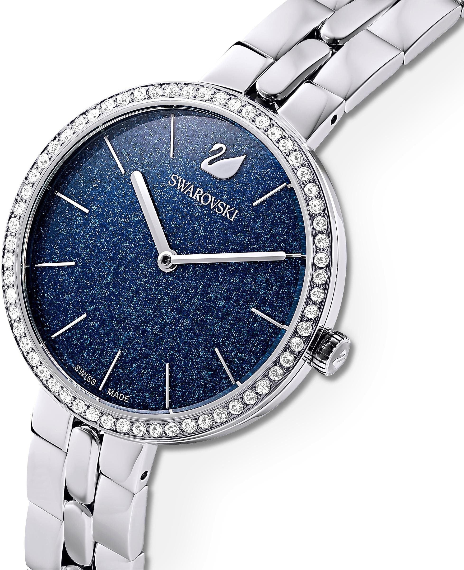 Swarovski Quarzuhr »COSMOPOLITAN«, Armbanduhr, Damenuhr, Swarovski-Kristalle, Swiss Made