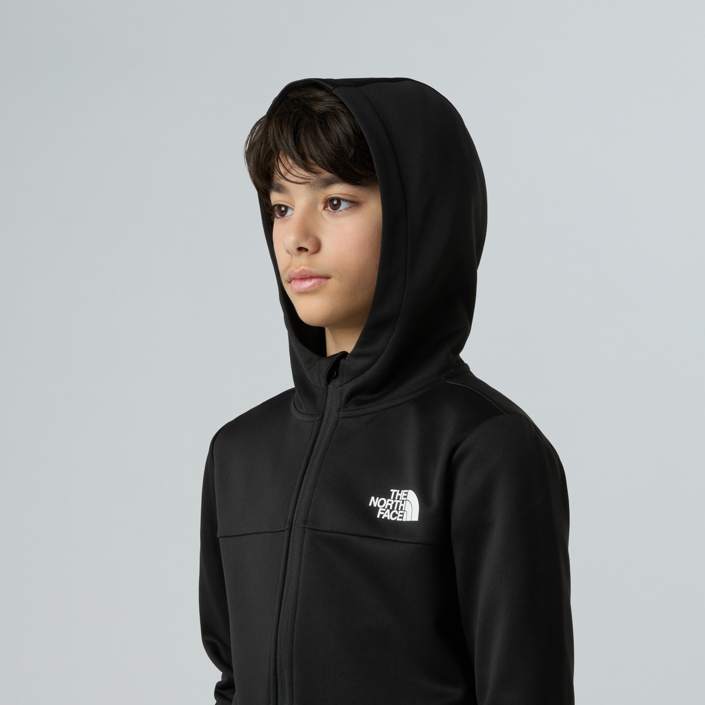 The North Face Fleecejacke »TEEN REAXION FZ HOODIE«, (1 St.)
