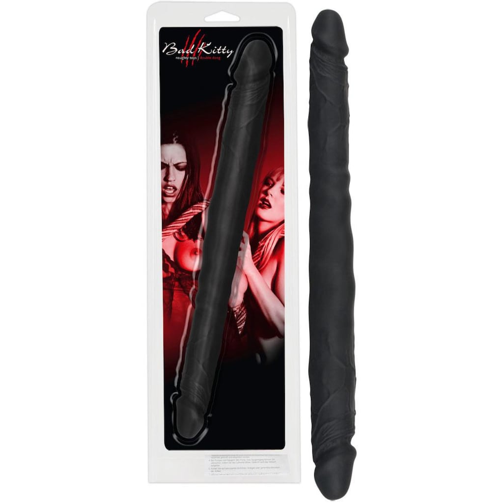 Bad Kitty Doppeldildo »Double Dong Black«