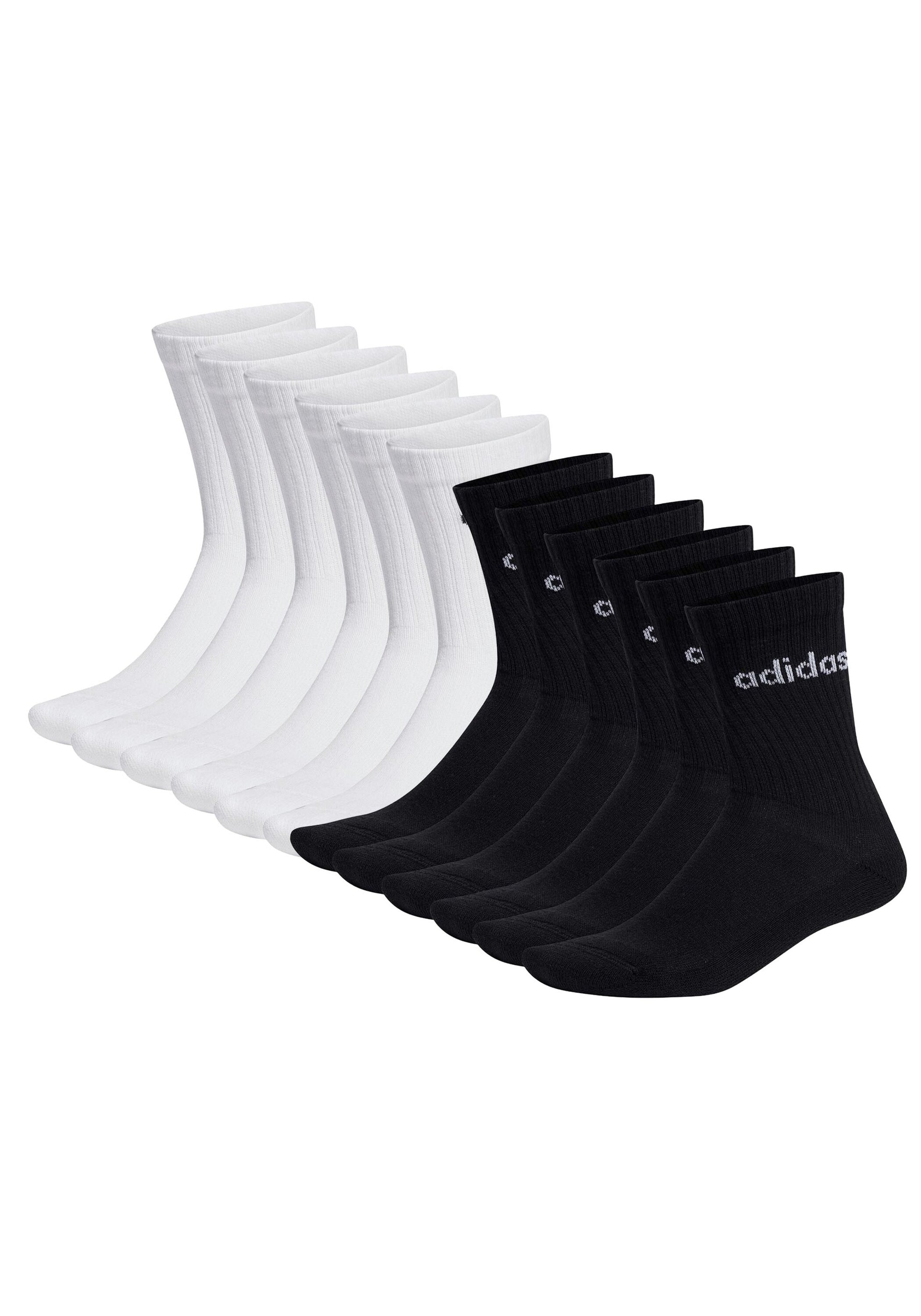 adidas Originals Kurzsocken "Socken Linear Crew Cushioned 12er Pack"