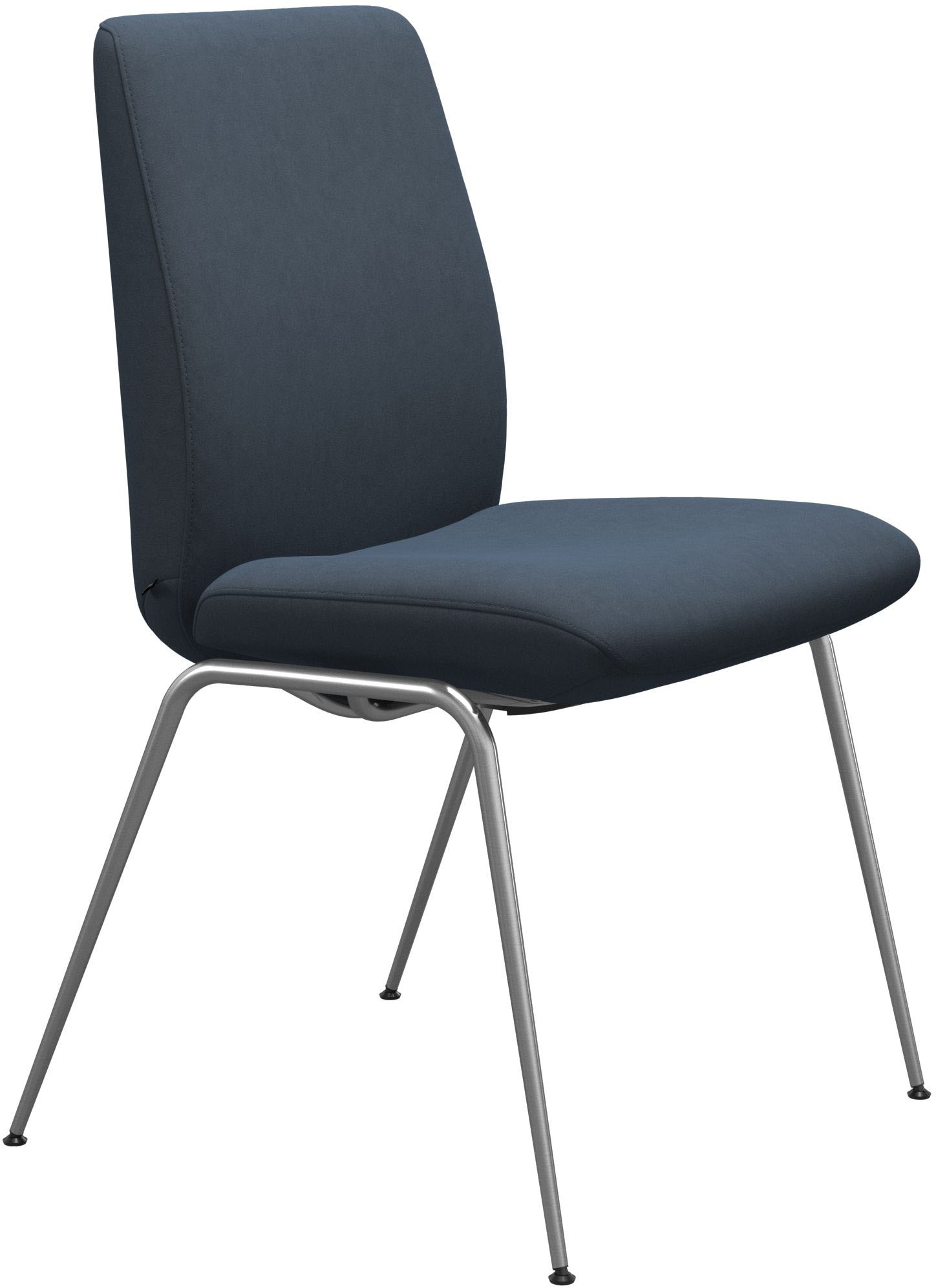 Stressless Polsterstuhl "Laurel", Microfaser DINAMICA, Low Back, Größe L, mit Beinen aus Stahl in Chrom glänzend