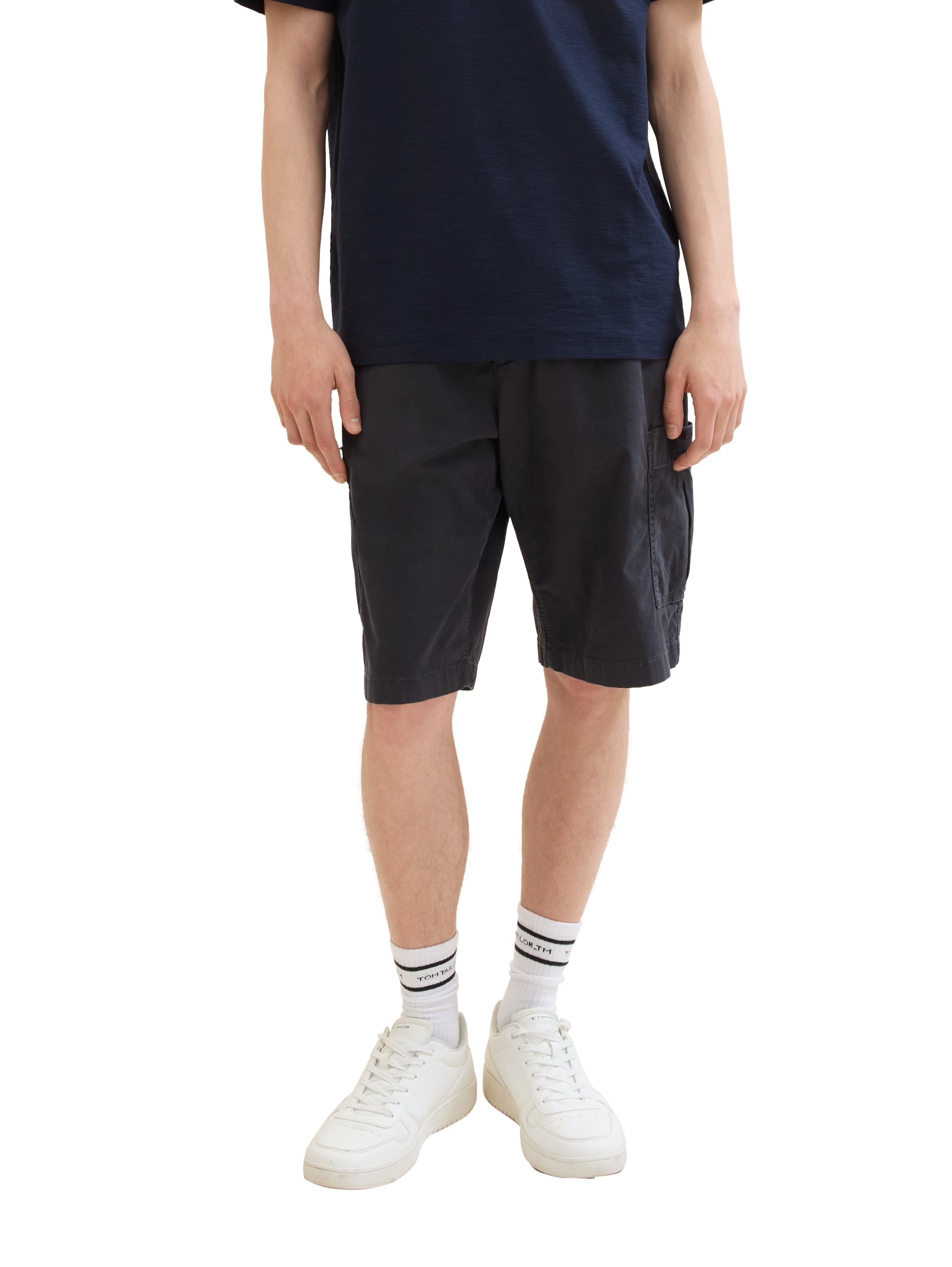 TOM TAILOR Denim Cargoshorts, unifarben