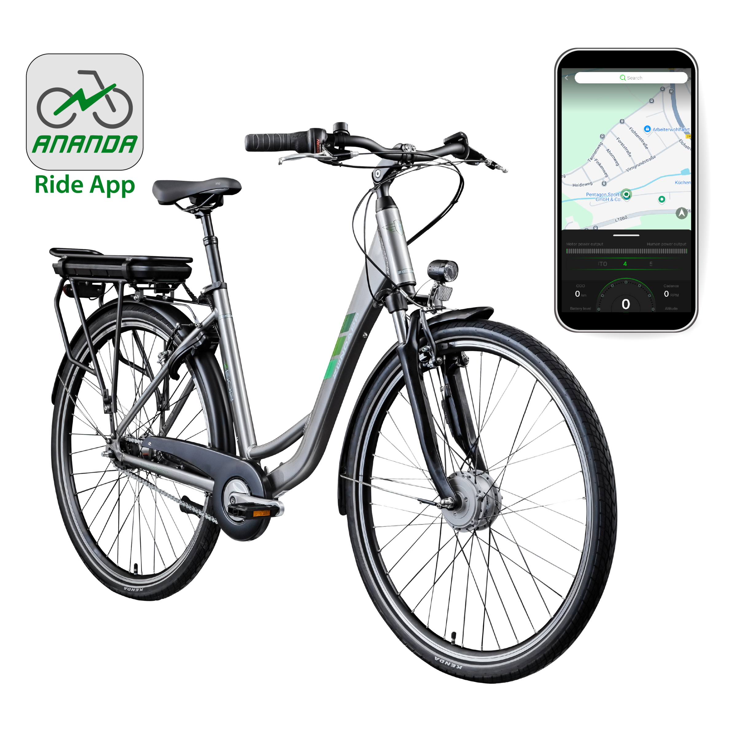Zündapp »Z502« 7 Gang Nabenschaltung Frontmotor 250 W Pedelec, Elektrofahrrad für Damen und Herren