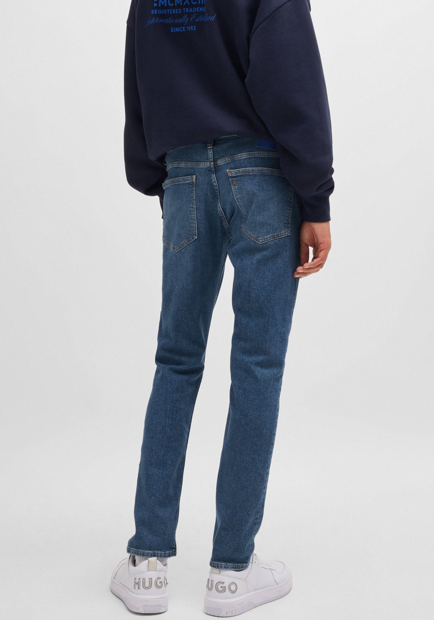 HUGO Blue Slim-fit-Jeans "Zane", mit angesetztem Bund günstig online kaufen