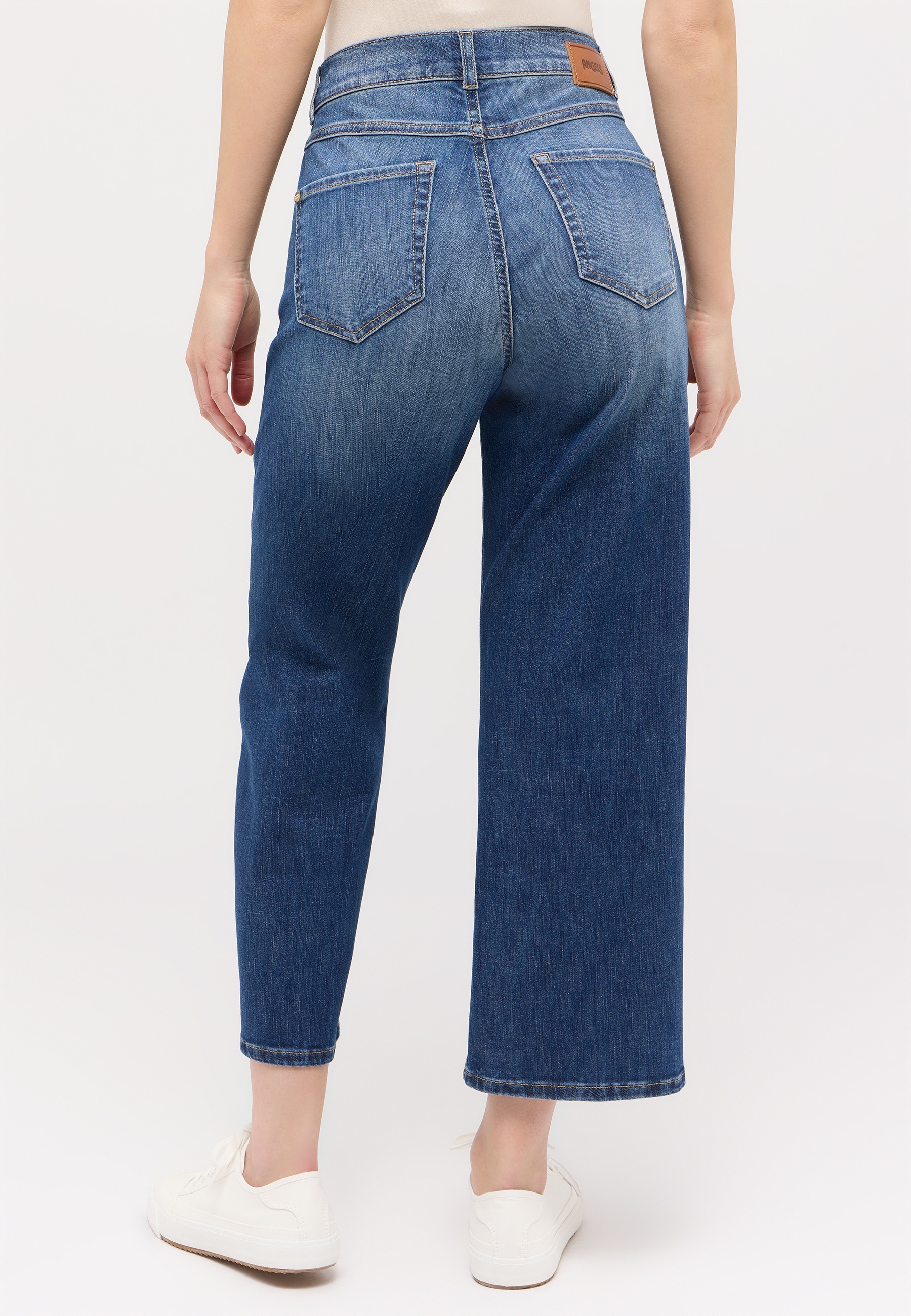 ANGELS 7/8-Jeans "LINN SMART" Culotte-Design, Relaxed Fit, aus weicher Baum günstig online kaufen
