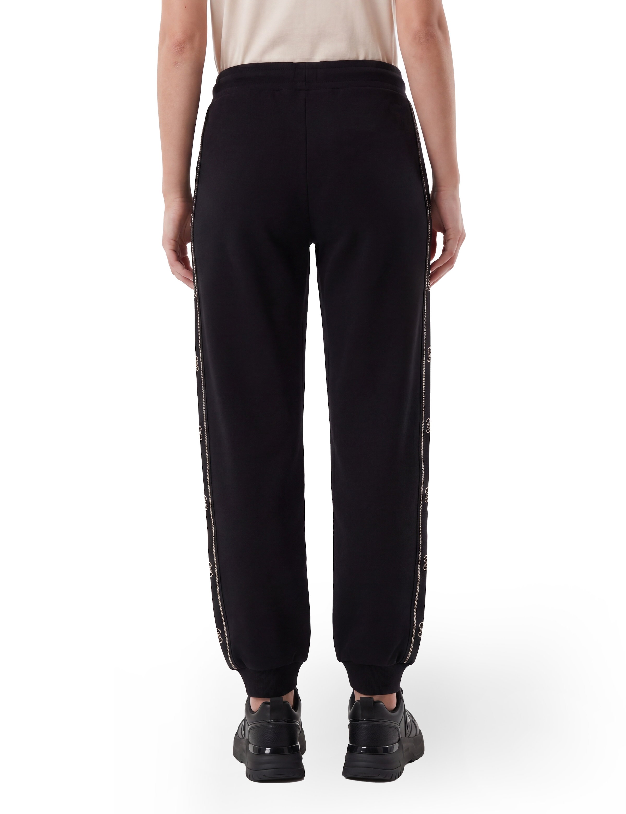Guess Jogginghose »OCTAVIA JOGGER«  mit Strass-Steinen, Logo-Tape