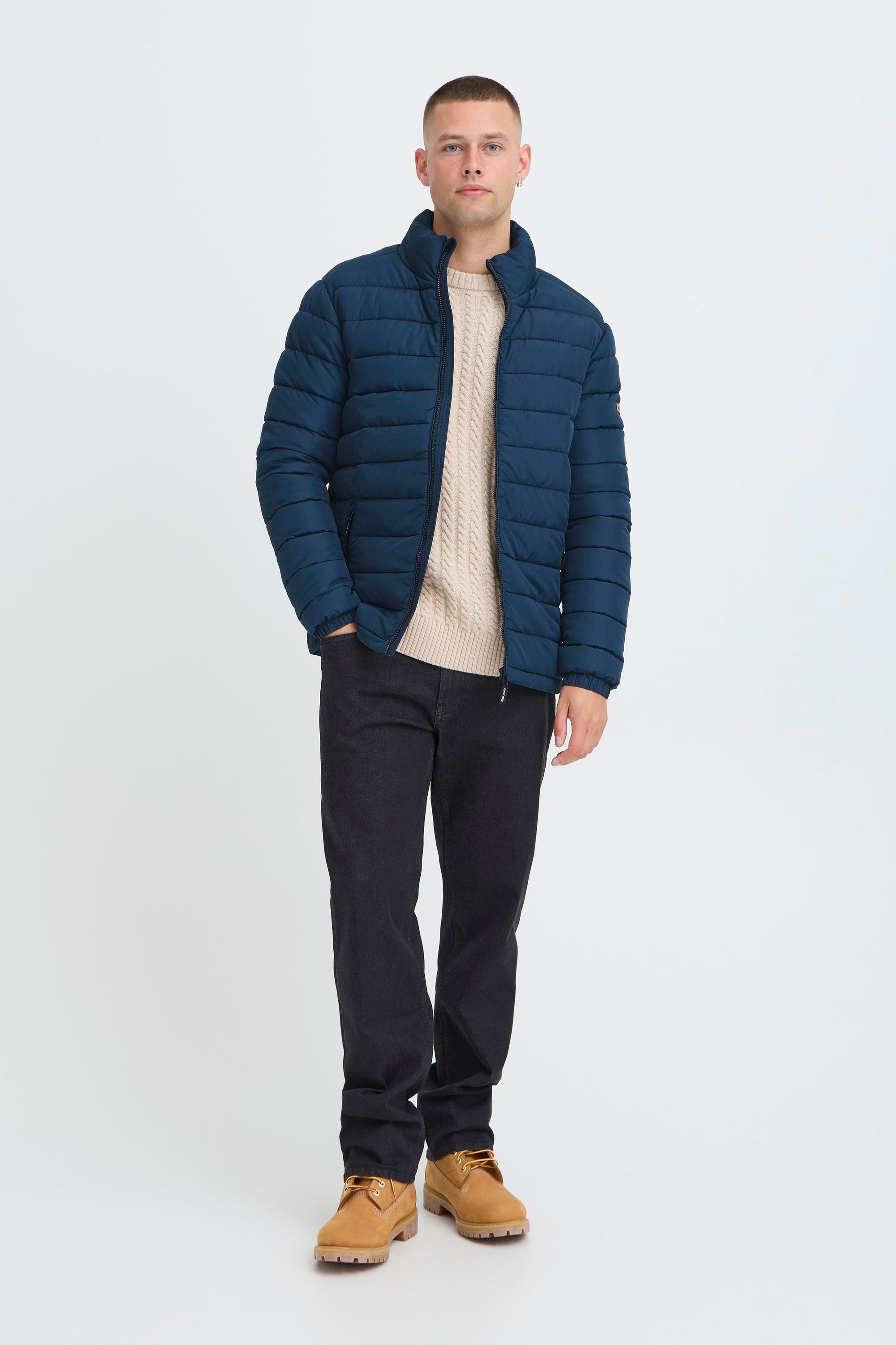BLEND BHelax Quilted Jacket Navy Blue XL 4