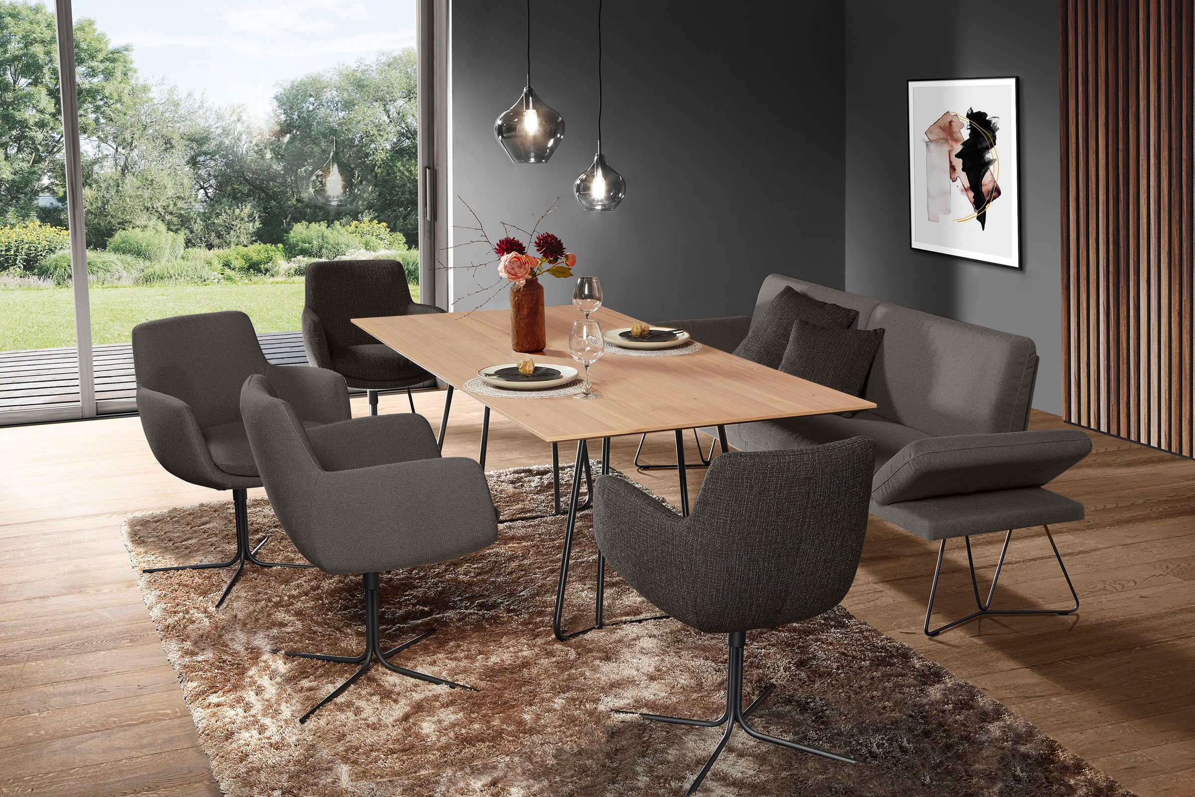 K+W Komfort & Wohnen Polsterbank "Pego" Seitenteilverstellung, wahlweise in günstig online kaufen