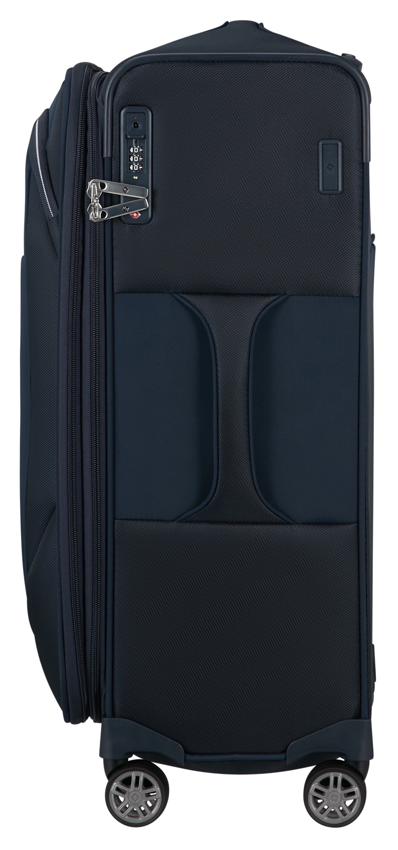Samsonite Weichgepäck-Trolley »RE-LITE, verschiedene Größen und Farben«, (Set, 2 St., mit 2 Packwürfeln), 4 Rollen, Reisekoffer TSA-Schloss Stickerbogen Volumenerweiterung Laptopfach