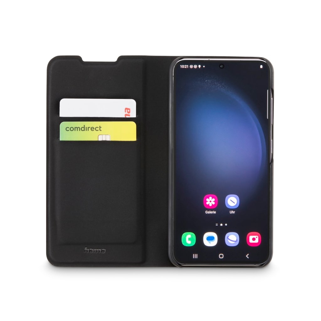 Hama Smartphone-Hülle »Booklet für Samsung Galaxy S23, Schwarz, schlankes Design«