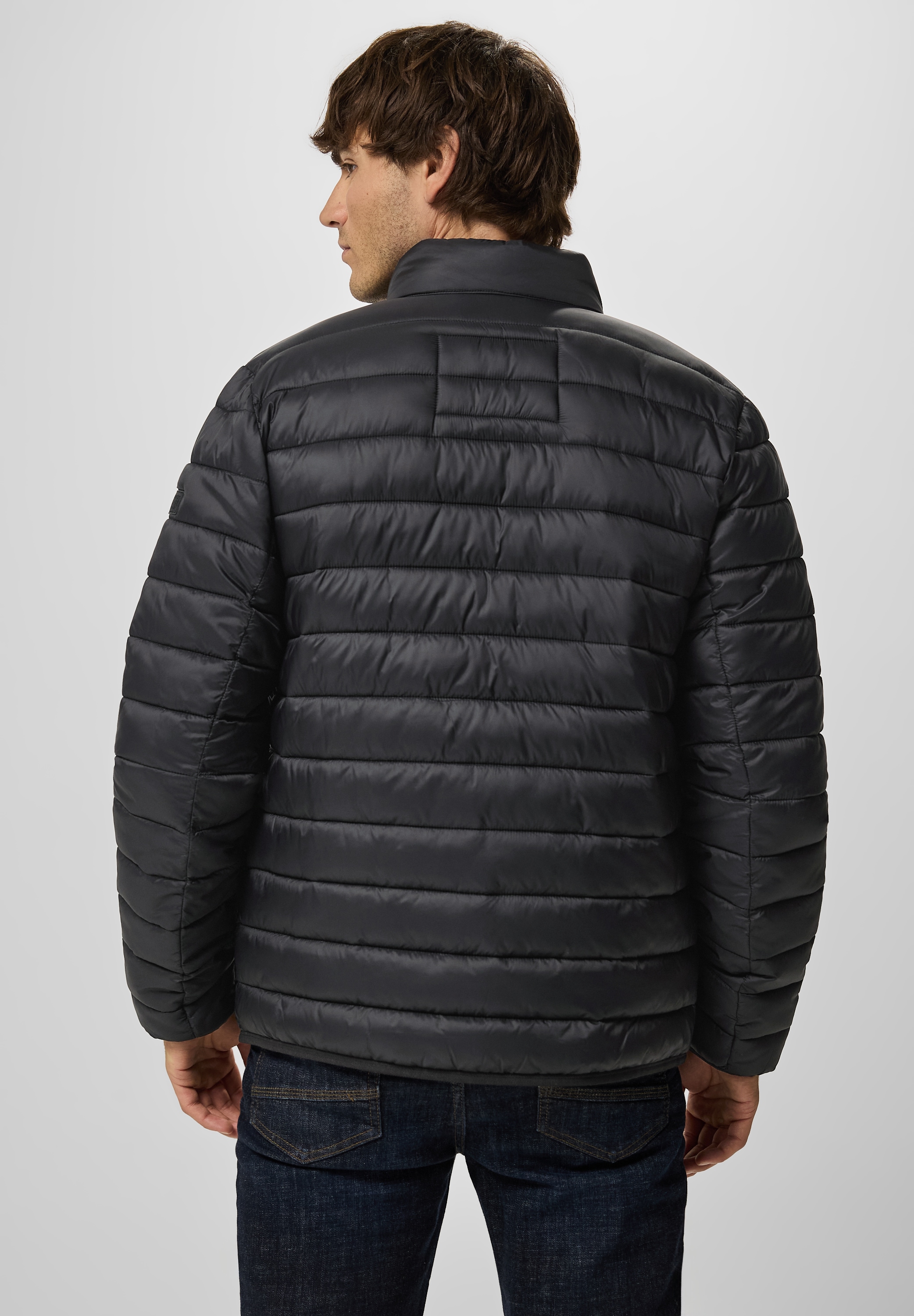 STREET ONE MEN Steppjacke, ohne Kapuze, in Unifarbe