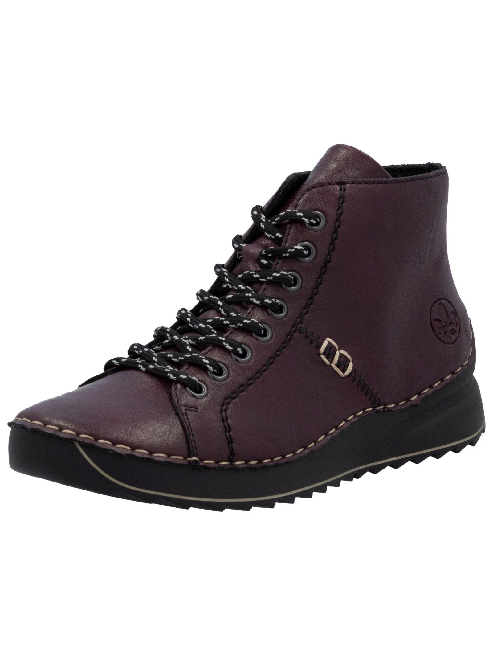 Rieker Schnürstiefelette "Rieker Stiefelette Lederimitat" günstig online kaufen