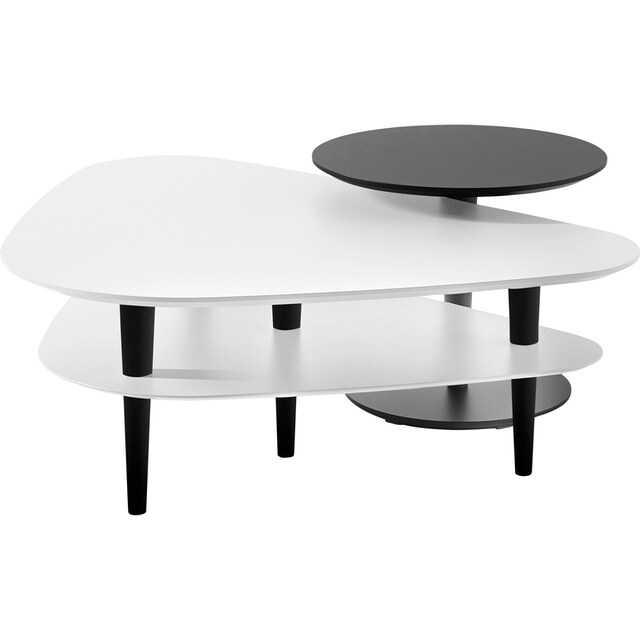Wohnen Kollektion Couchtisch Dimaro, Modern White Round Coffee Table Ikea