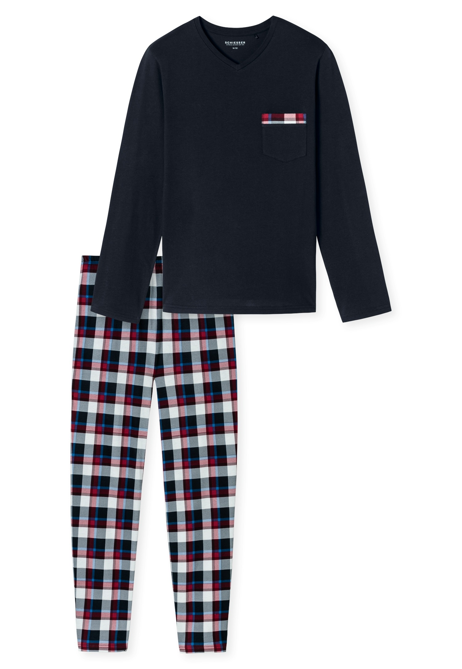 Schiesser Pyjama ""X-Mas Family"", (2 tlg.), mit locker lässigem Schnitt günstig online kaufen