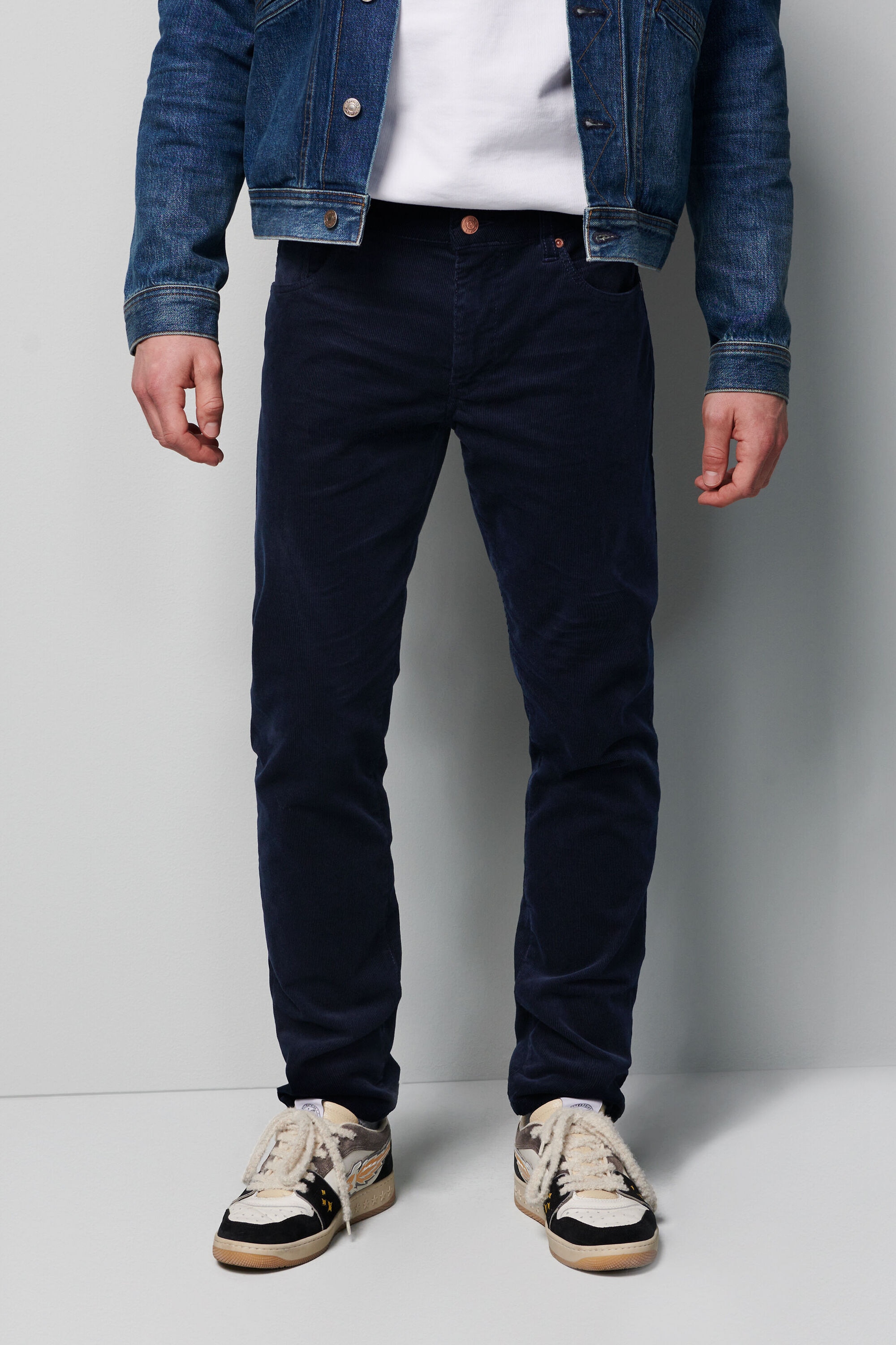 MEYER Cordhose "Five-Pocket-Hose" schmale Passform günstig online kaufen