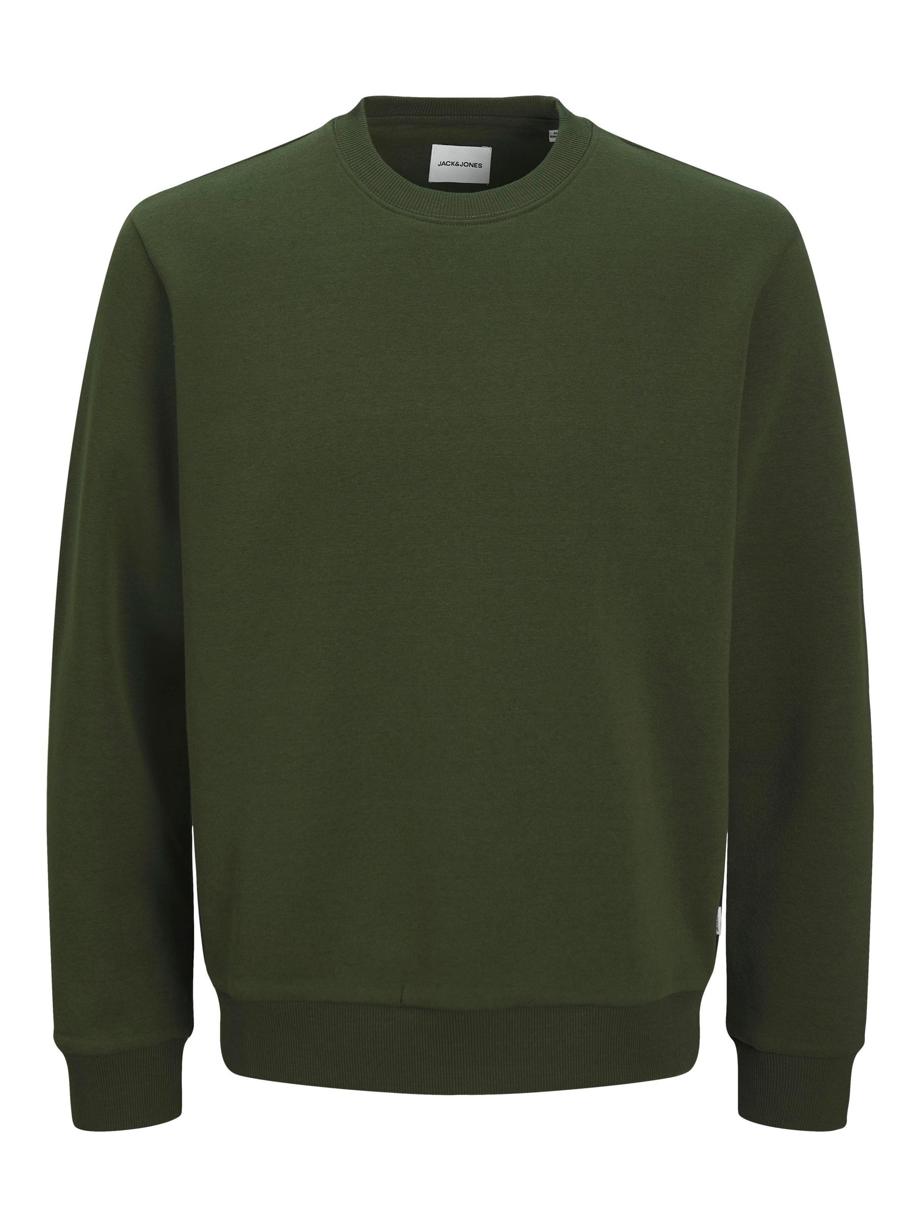 Jack & Jones PlusSize Sweatshirt »JJEBRADLEY SWEAT CREW NOOS PLS«, mit Rippbündchen