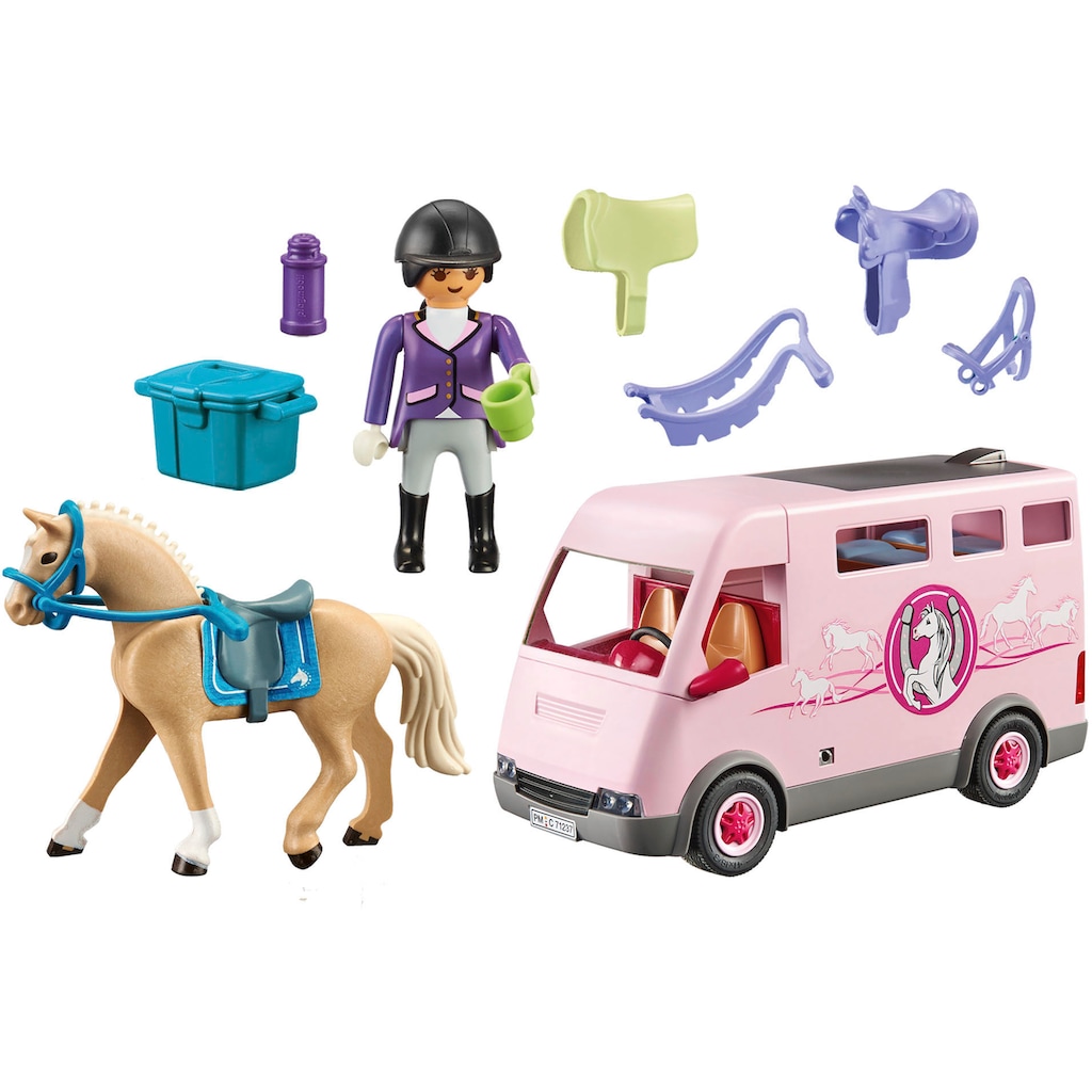 Playmobil® Konstruktions-Spielset »Pferdetransporter (71237), Country«, (47 St.)