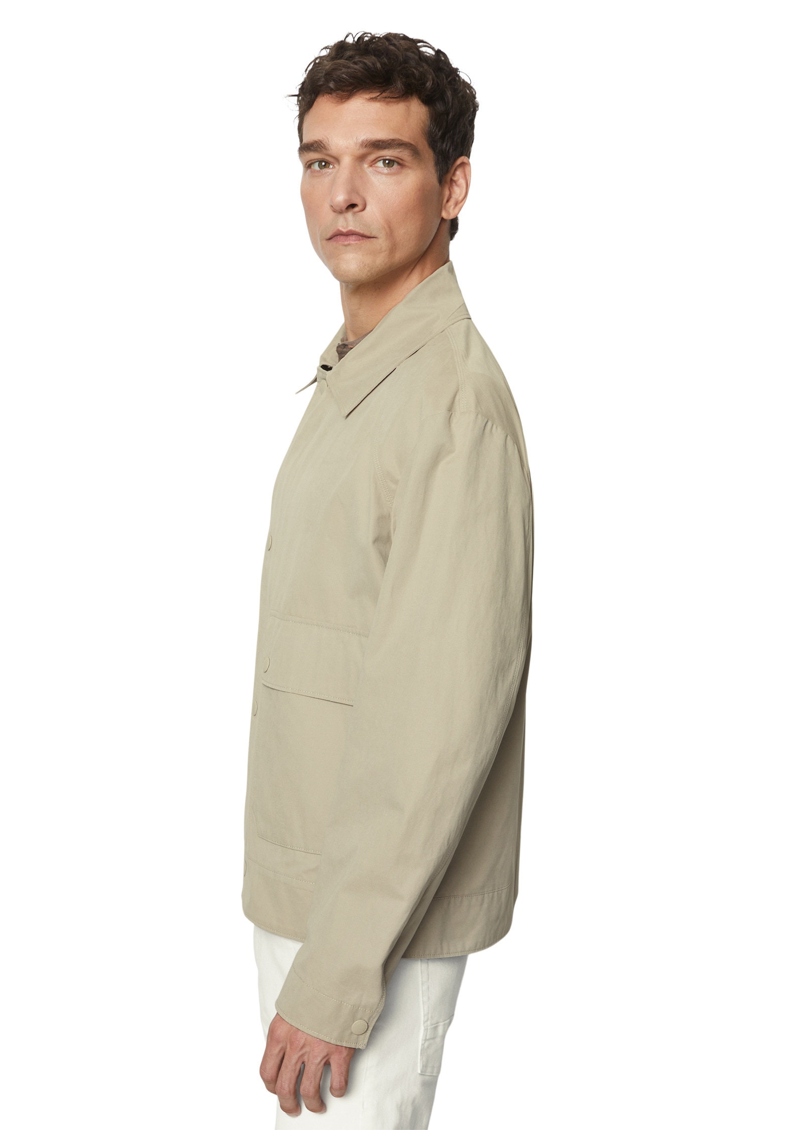 Marc O'Polo Outdoorjacke »im Utility-Stil«, ohne Kapuze
