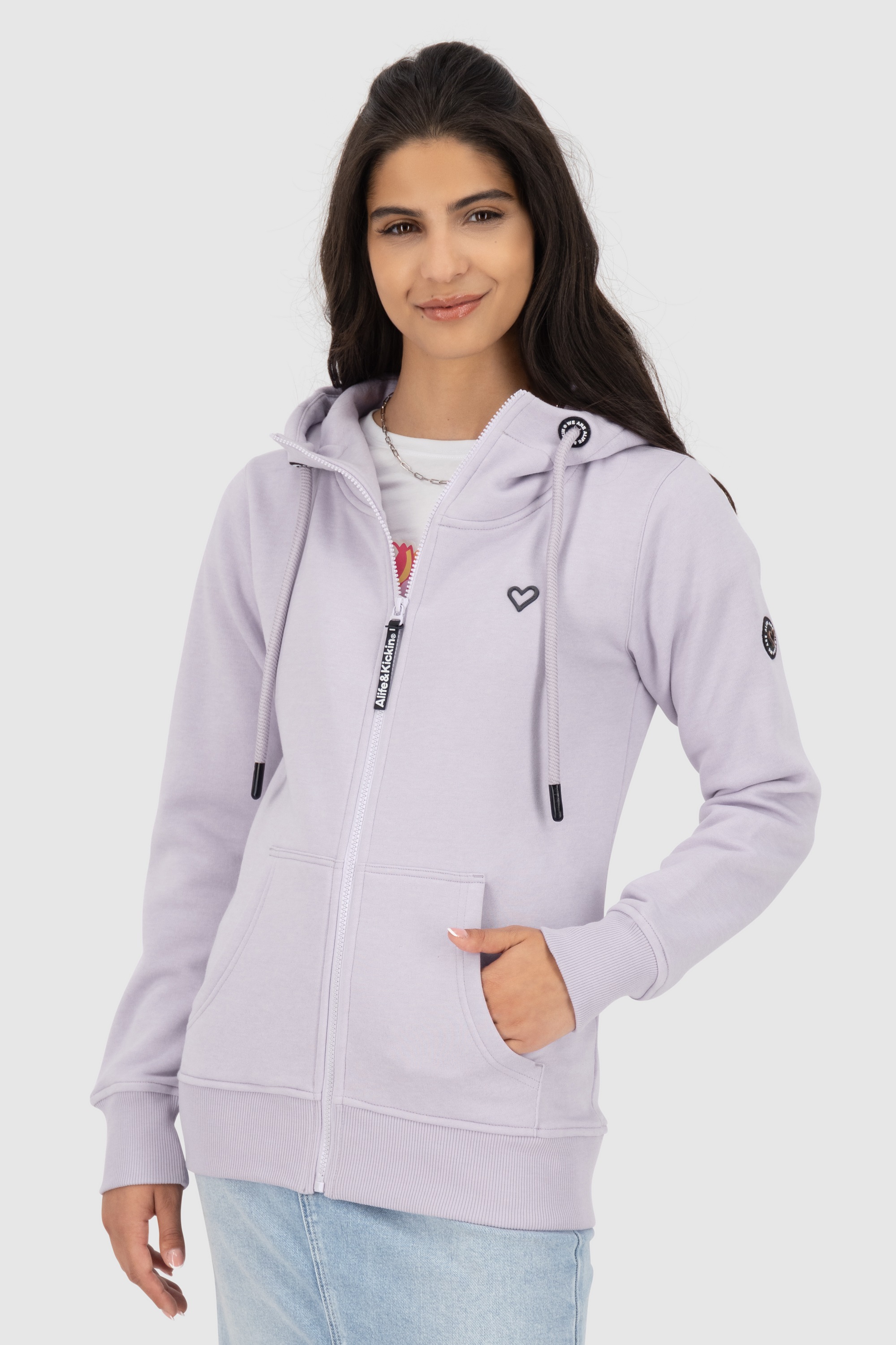 Alife & Kickin Kapuzensweatjacke "Damen YasminAK A" günstig online kaufen