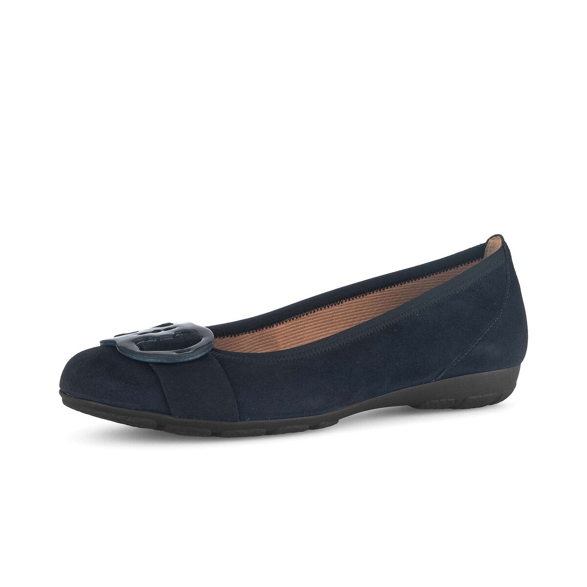 Ballerina GABOR "Sportliche Ballerina", Damen, Gr. 36, blau, Schuhe Ballerina