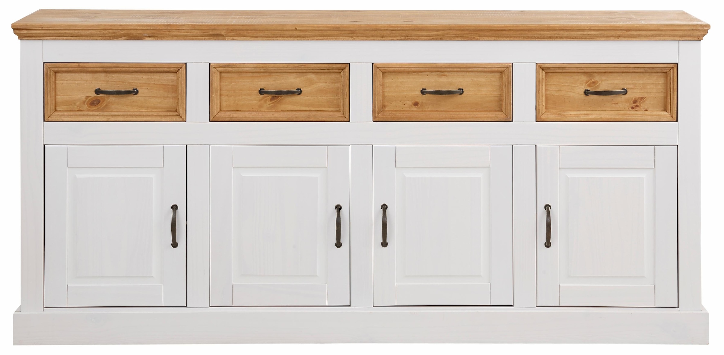Home affaire Sideboard »Selma«, Kommode mit 4 Türen und 4 Schubkästen. Breite 192 cm
