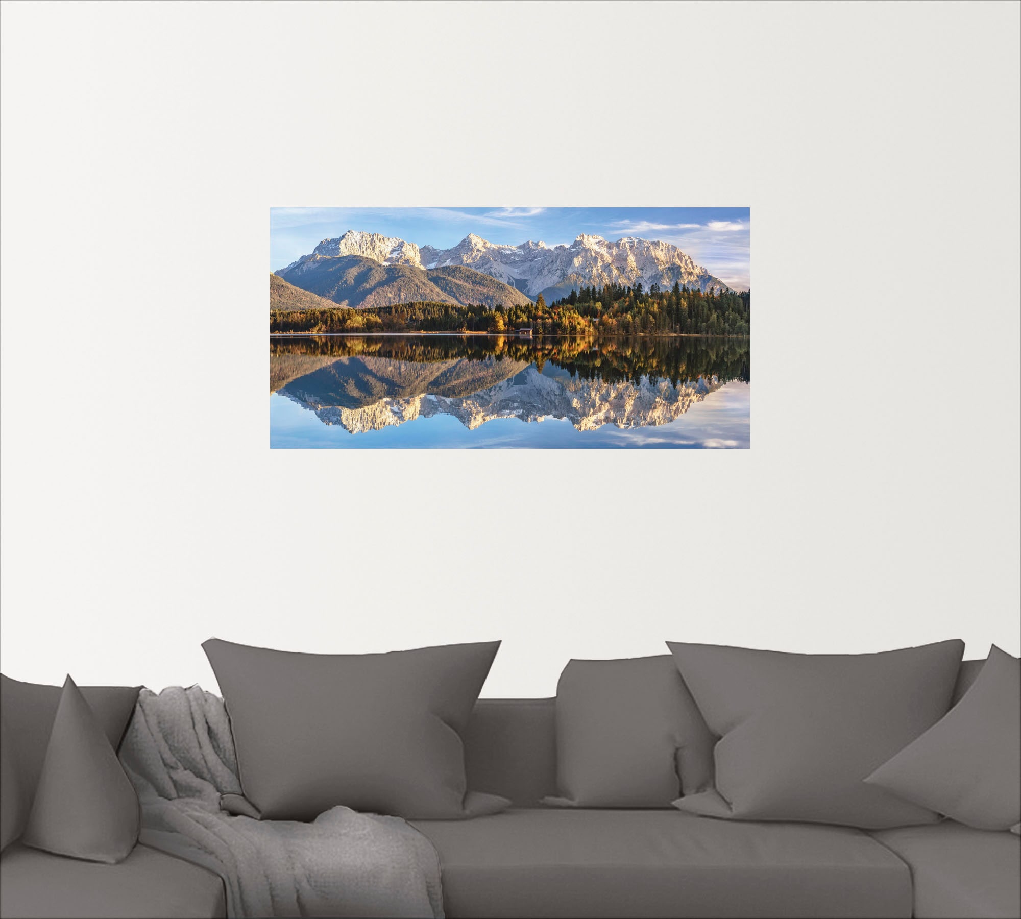 Poster | & am St.), Wandbild Artland »Karwendelblick (1 Alubild, Alpenbilder, Leinwandbild, Wandaufkleber Berge in versch. Größen bestellen als BAUR Barmsee«, oder