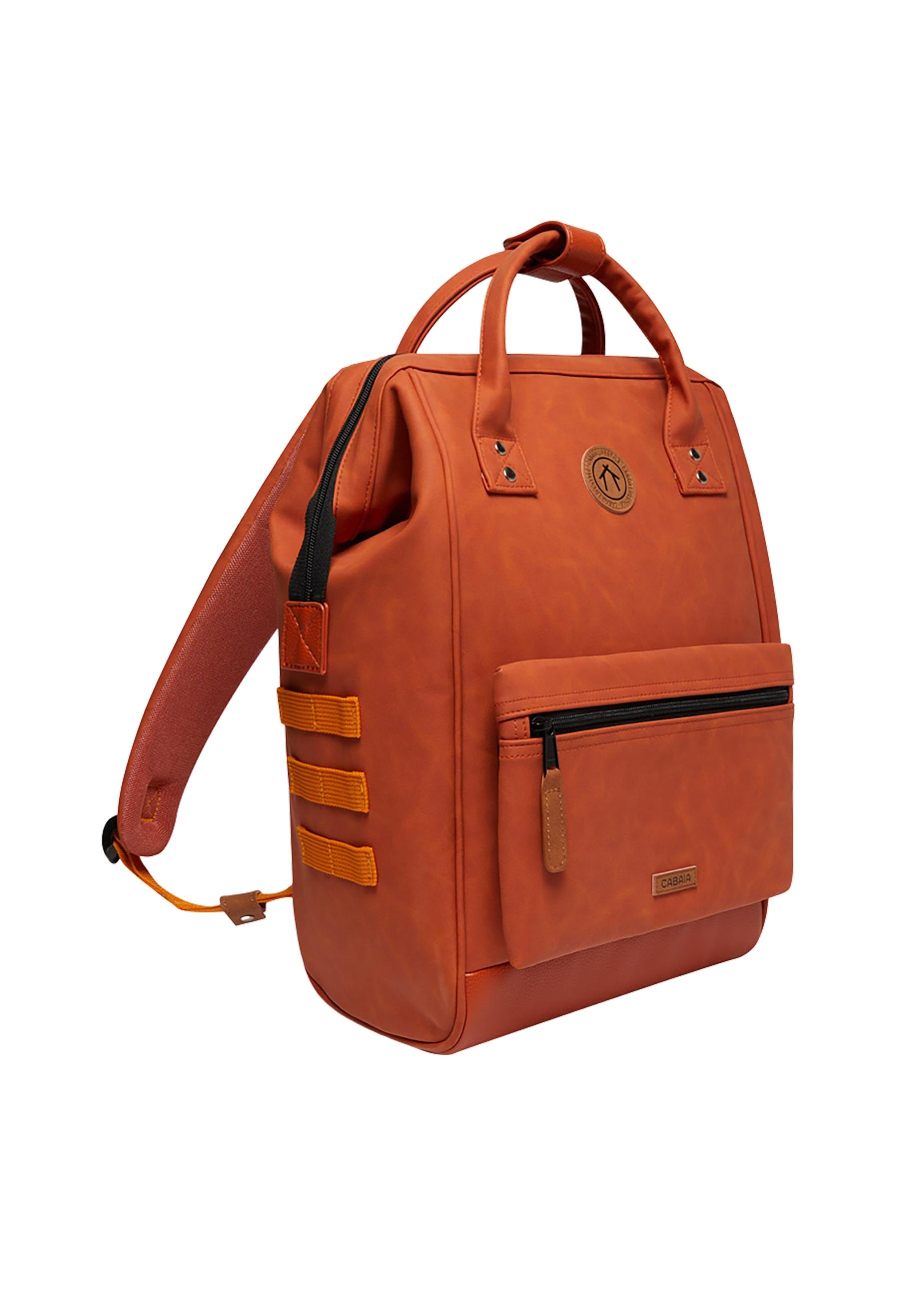 CABAIA Tagesrucksack »Adventurer M Nubuck«, Cityrucksack mit austauschbaren Vordertaschen