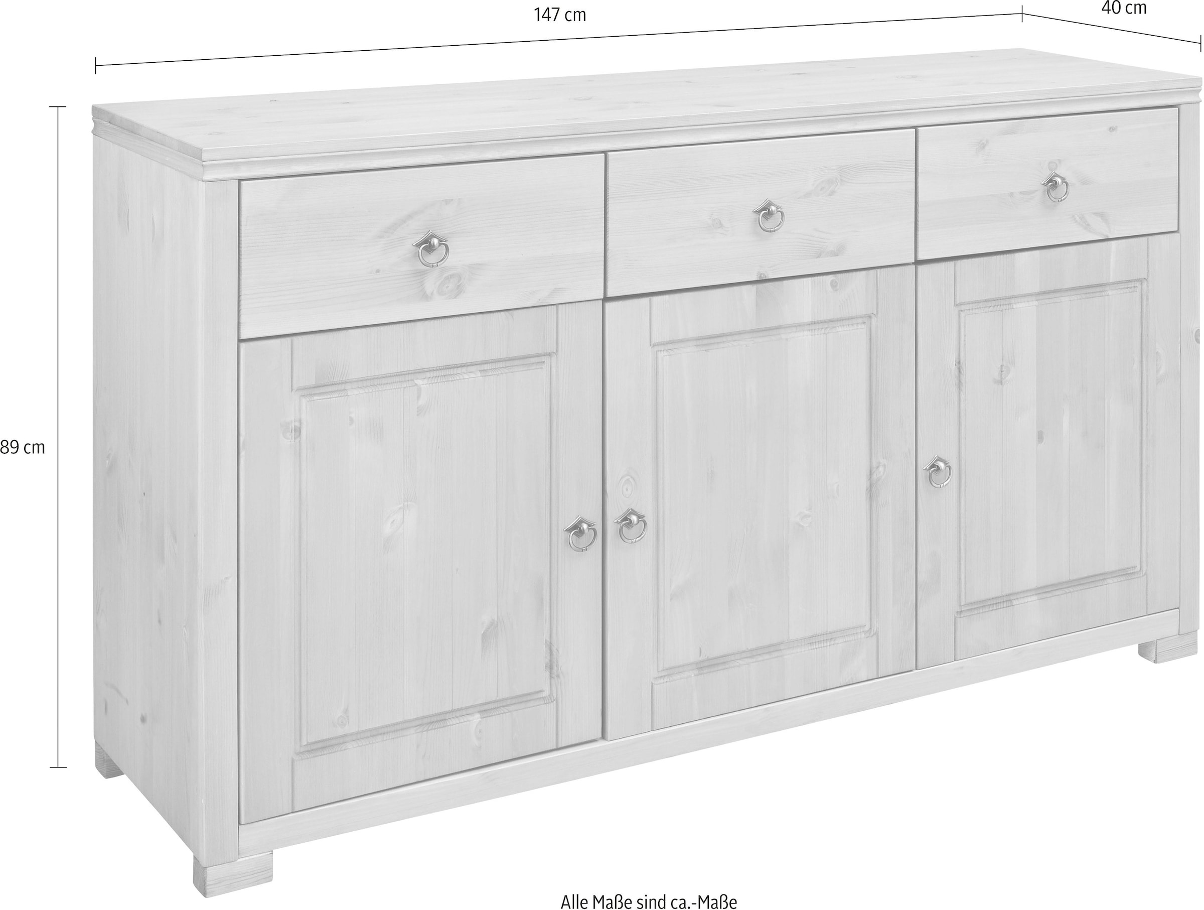 Home affaire Sideboard »Gotland«, Breite 147 cm