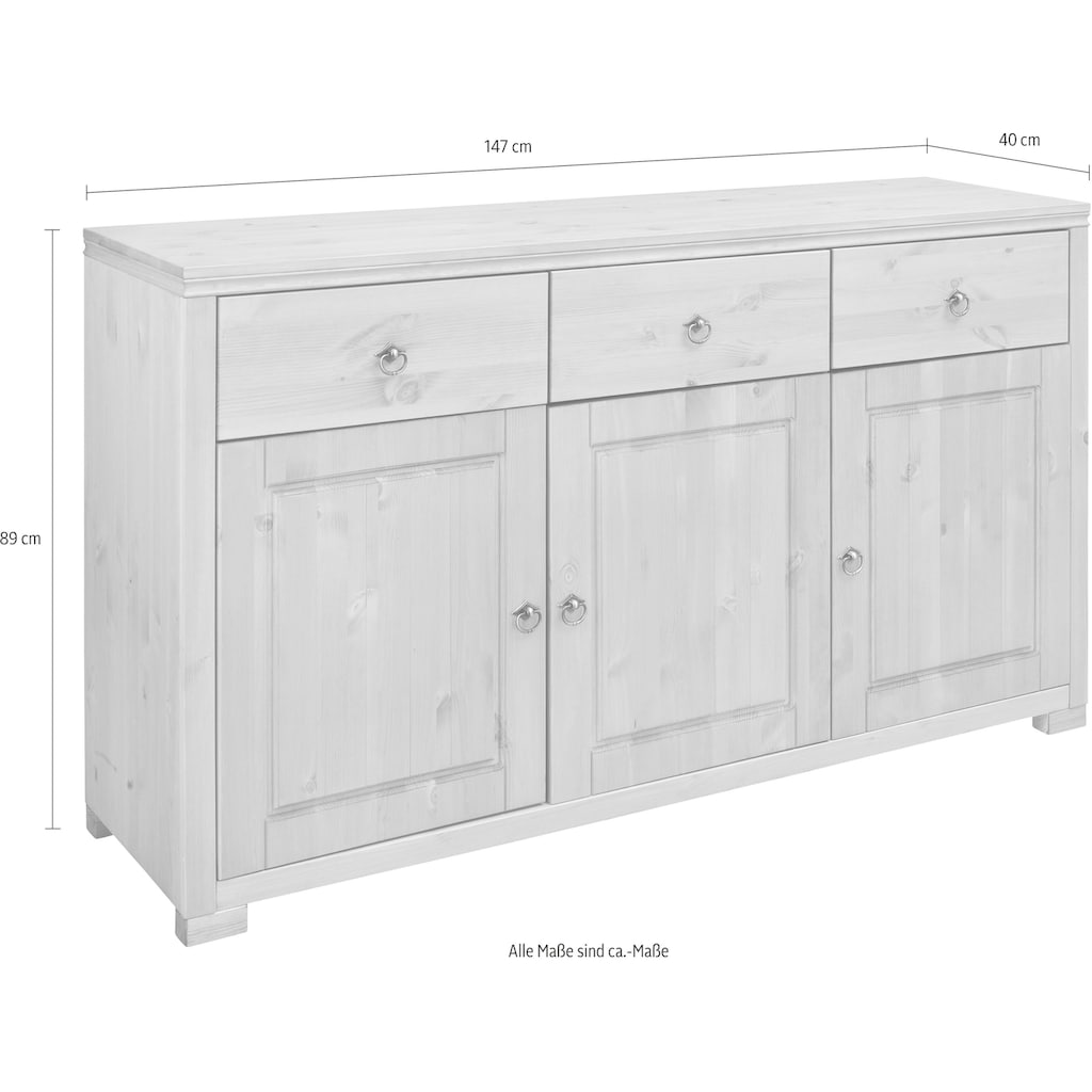 Home affaire Sideboard »Gotland«, Breite 147 cm