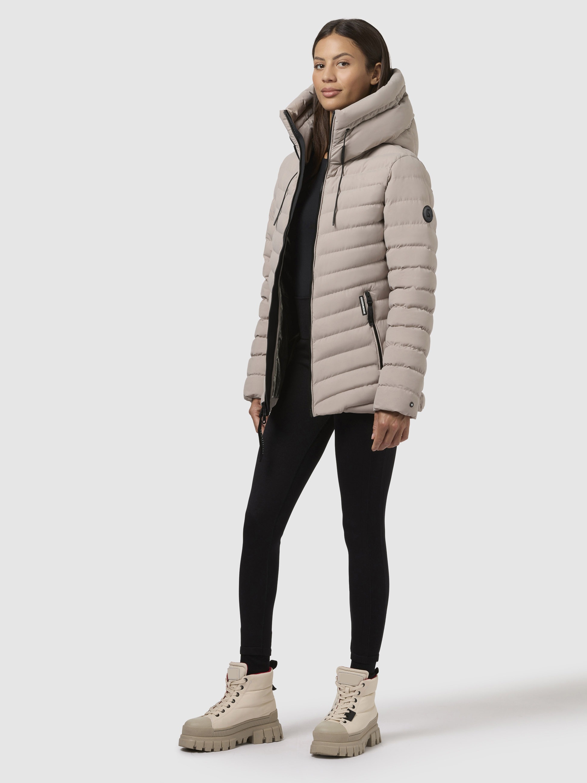 khujo Steppjacke »PACE«, mit Kapuze